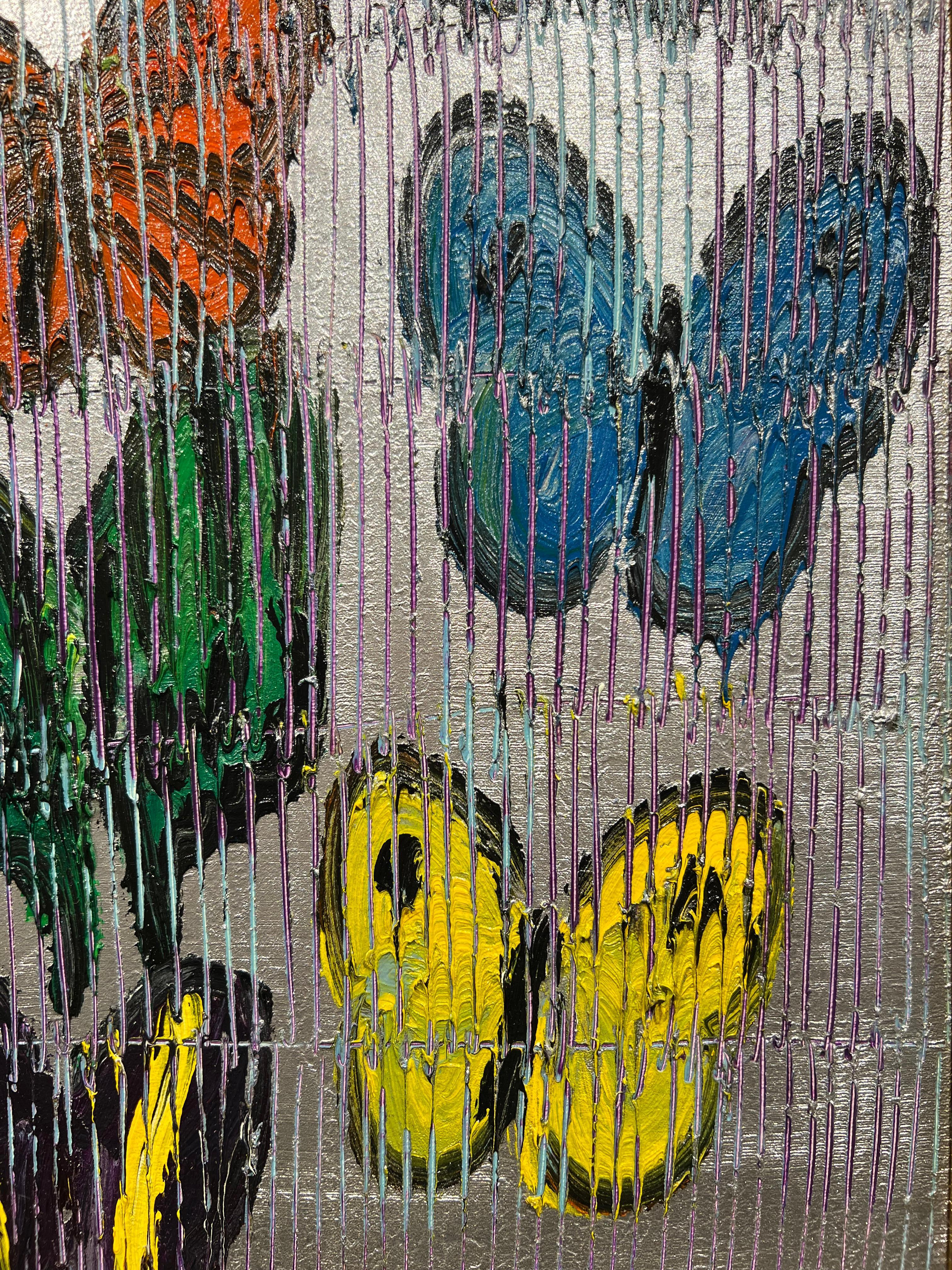 Morphe - Brown Animal Painting by Hunt Slonem