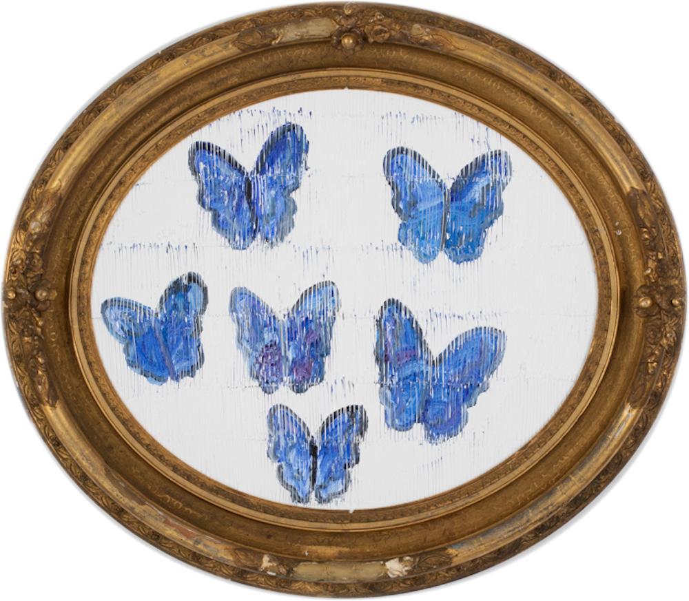 Hunt Slonem Animal Painting - Morphos, EA01794