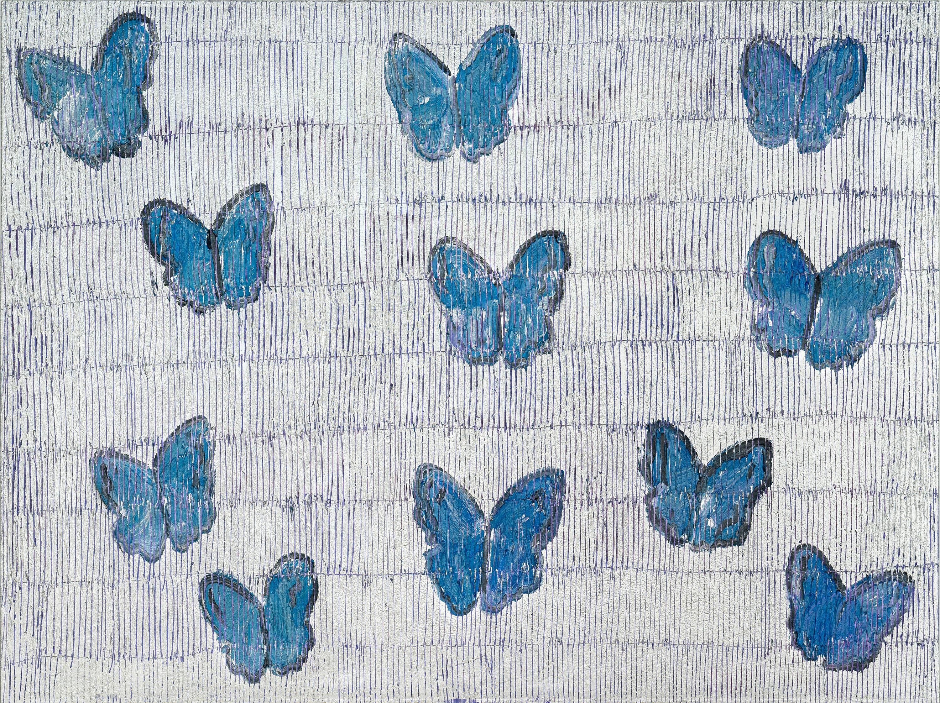 Artist:  Slonem, Hunt
Title: Morphos Matagalpa
Date:  2024
Medium:  Oil on Canvas
Unframed Dimensions:  36" x 48"
Signature:  Signed Verso
Edition:  Unique