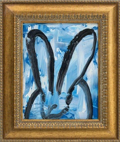 Mottled Sky, Oil on Wood, Painting, Signed, 10x8 in, framed