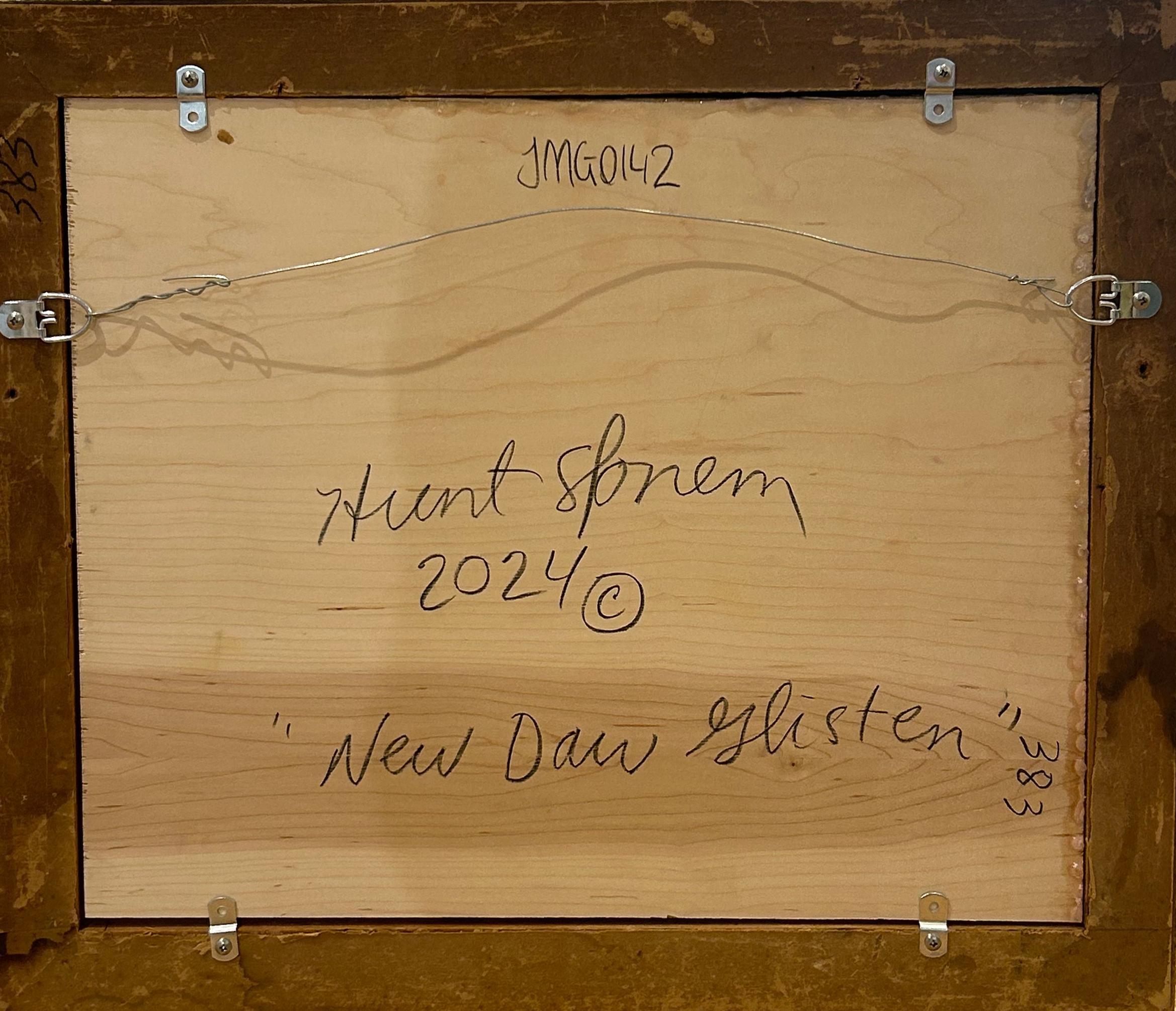 Künstler:  Slonem, Hunt
Titel:  New Dawn Glisten
Datum:  2024
Medium:  Öl & Acryl mit Diamantstaub auf Holz
Ungerahmt Abmessungen:  15