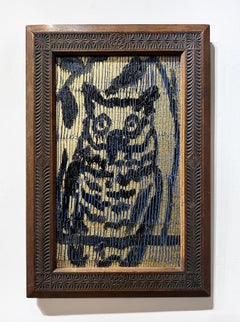 Hunt Slonem "Night Owl" Owl