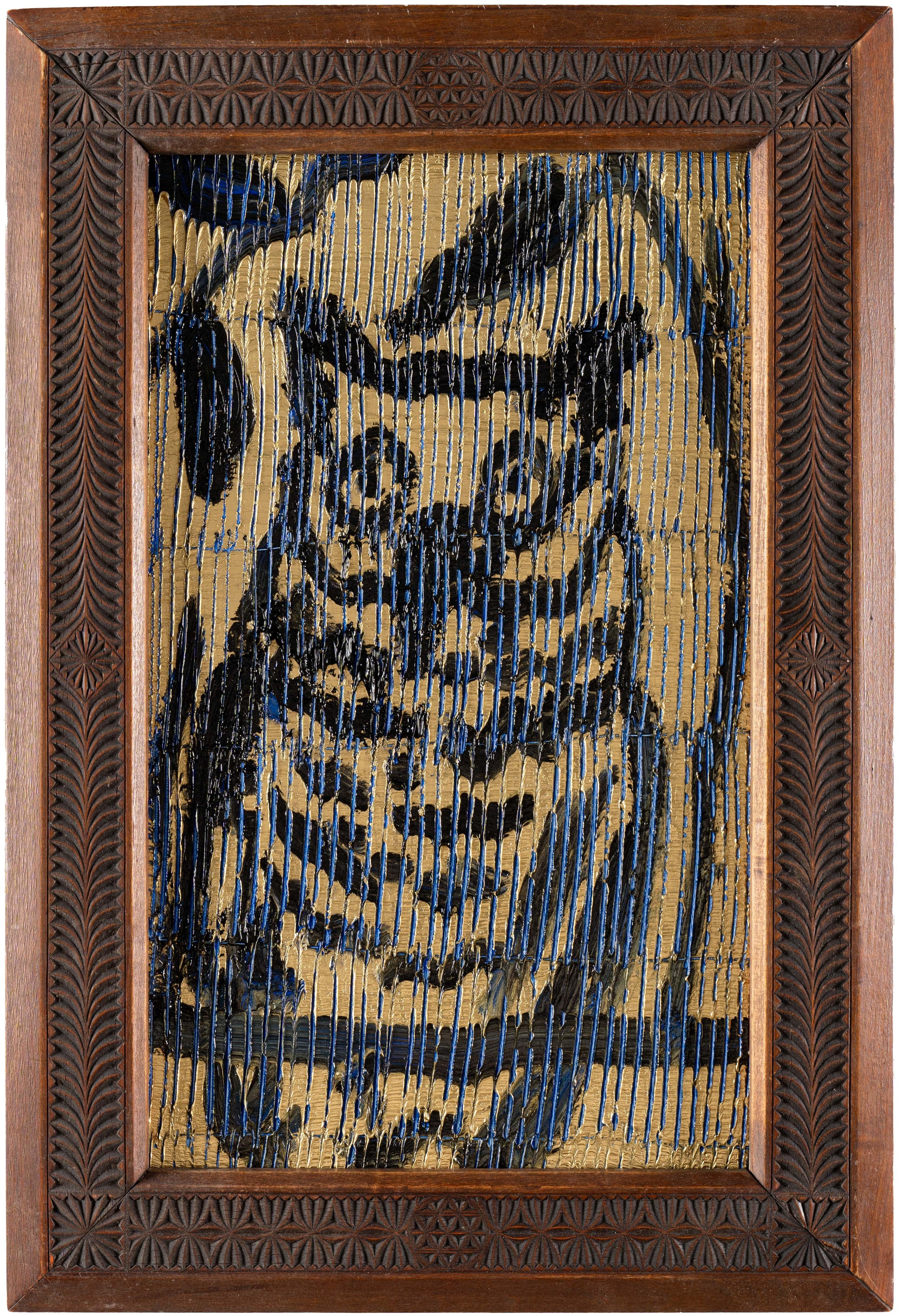 Artist:  Slonem, Hunt
Title: Night Owl
Date:  2024
Medium:  Oil on Wood
Unframed Dimensions:  20.5" x 12.5"
Framed Dimensions:  25.5" x 17.5"
Signature:  Signed Verso
Edition:  Unique
Provenance:  Hunt Slonem Studio
