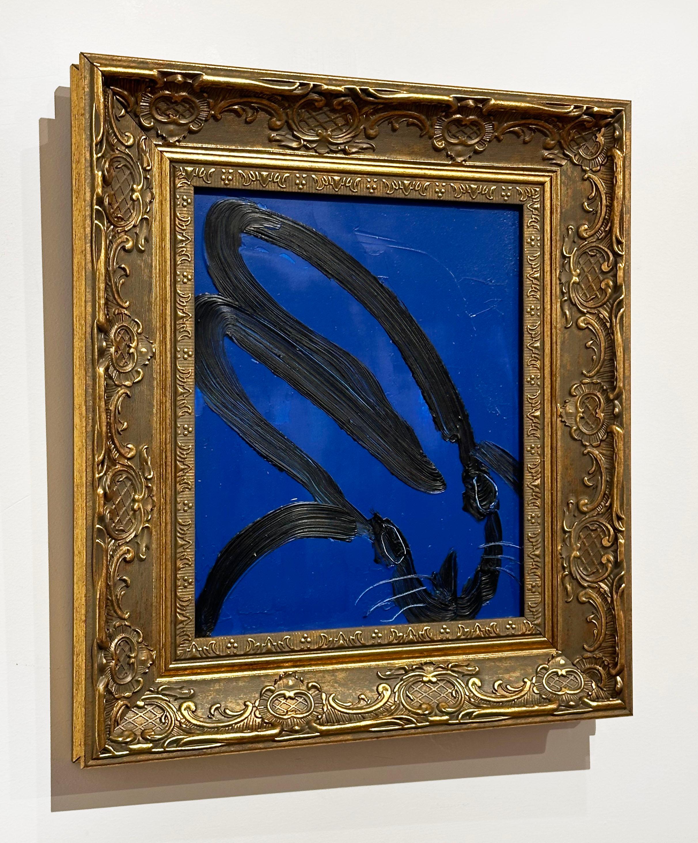 Le ciel de la nuit - Noir Animal Painting par Hunt Slonem
