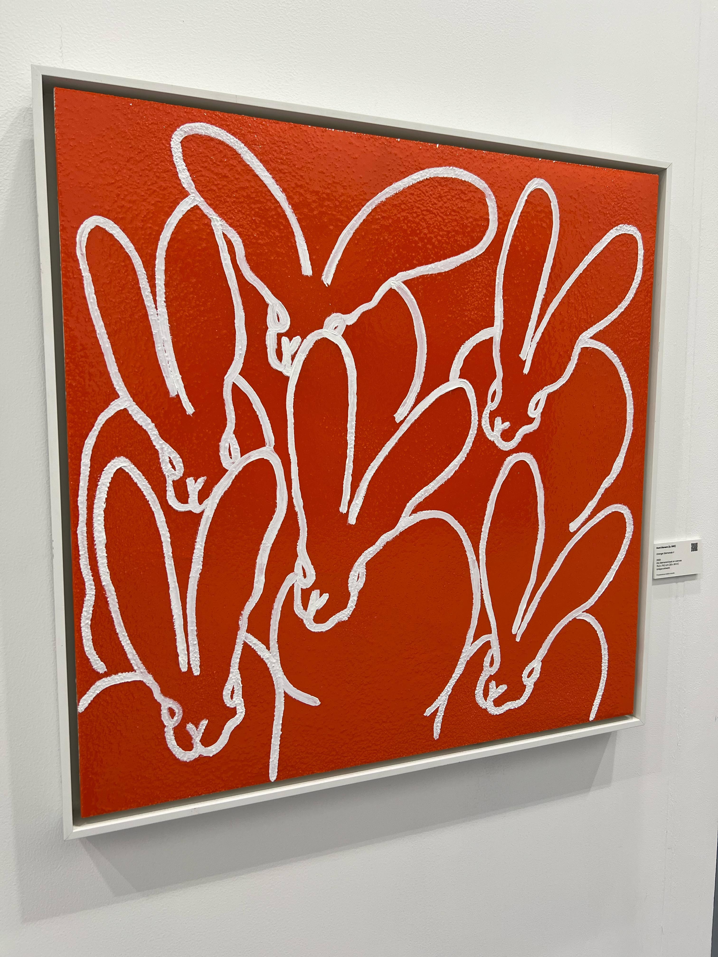 Original and unique artwork by Hunt Slonem.
Oil and acrylic on wood

Painting is framed, as seen in the images.
Signed Verso

Please note that Hunt Slonem paintings with frames may show signs of patina due to age and history. Carefully examine frame