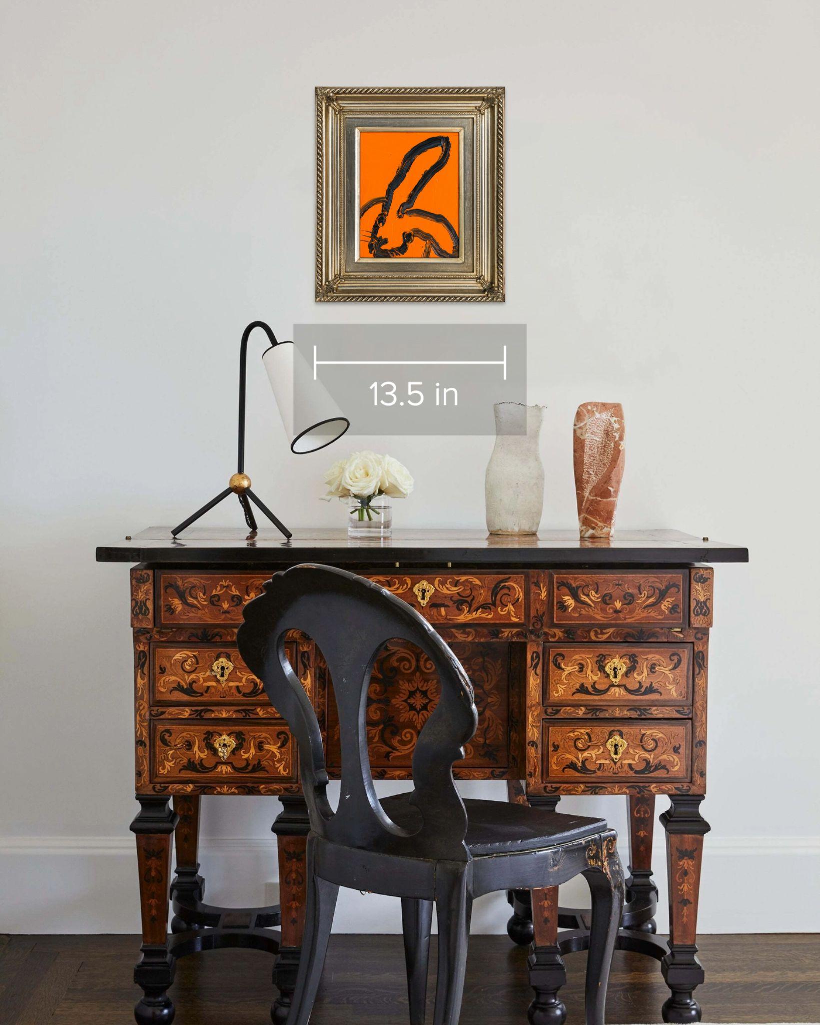 Orange Profile - Post-Modern Painting by Hunt Slonem