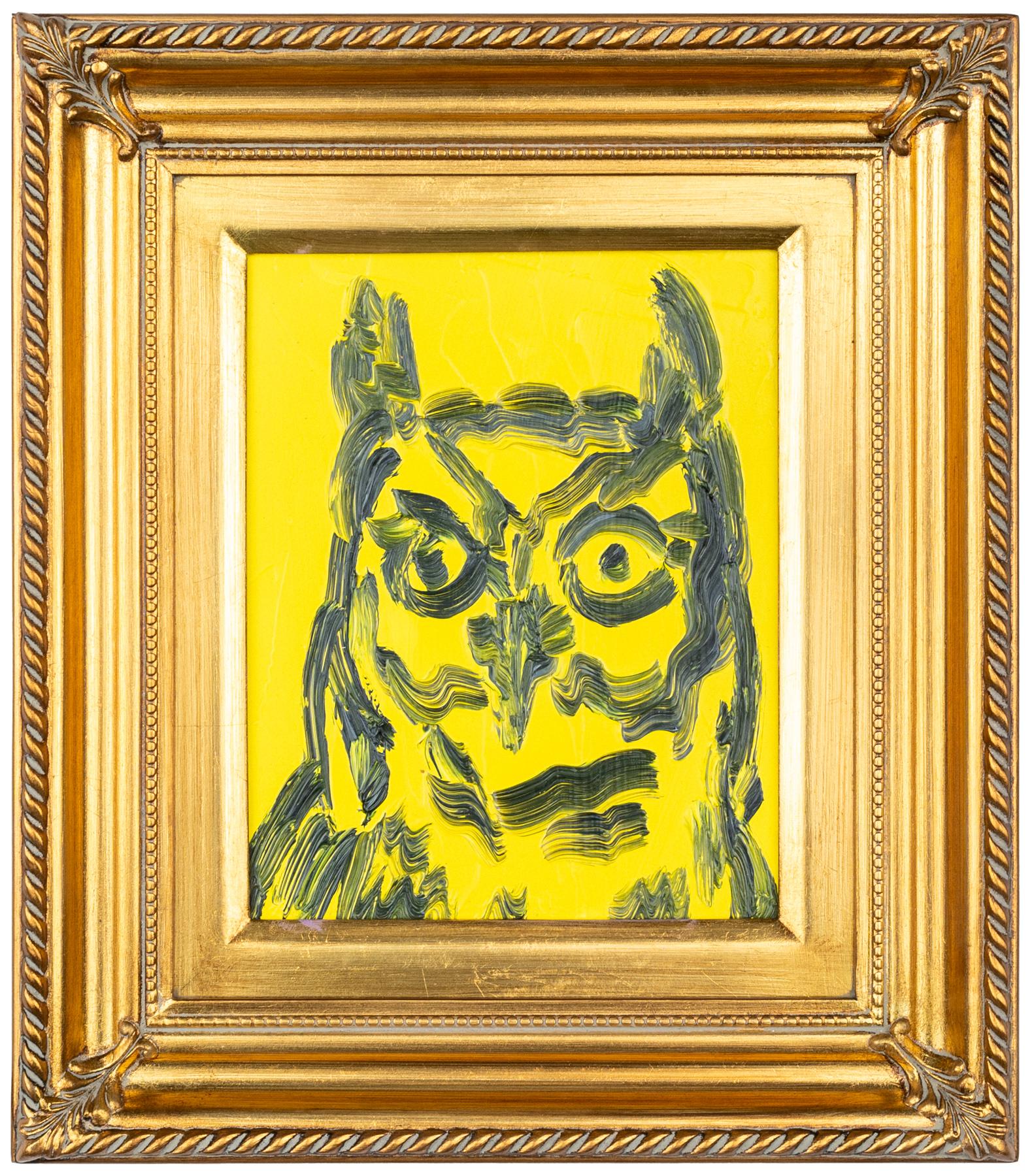 Owl - Painting by Hunt Slonem