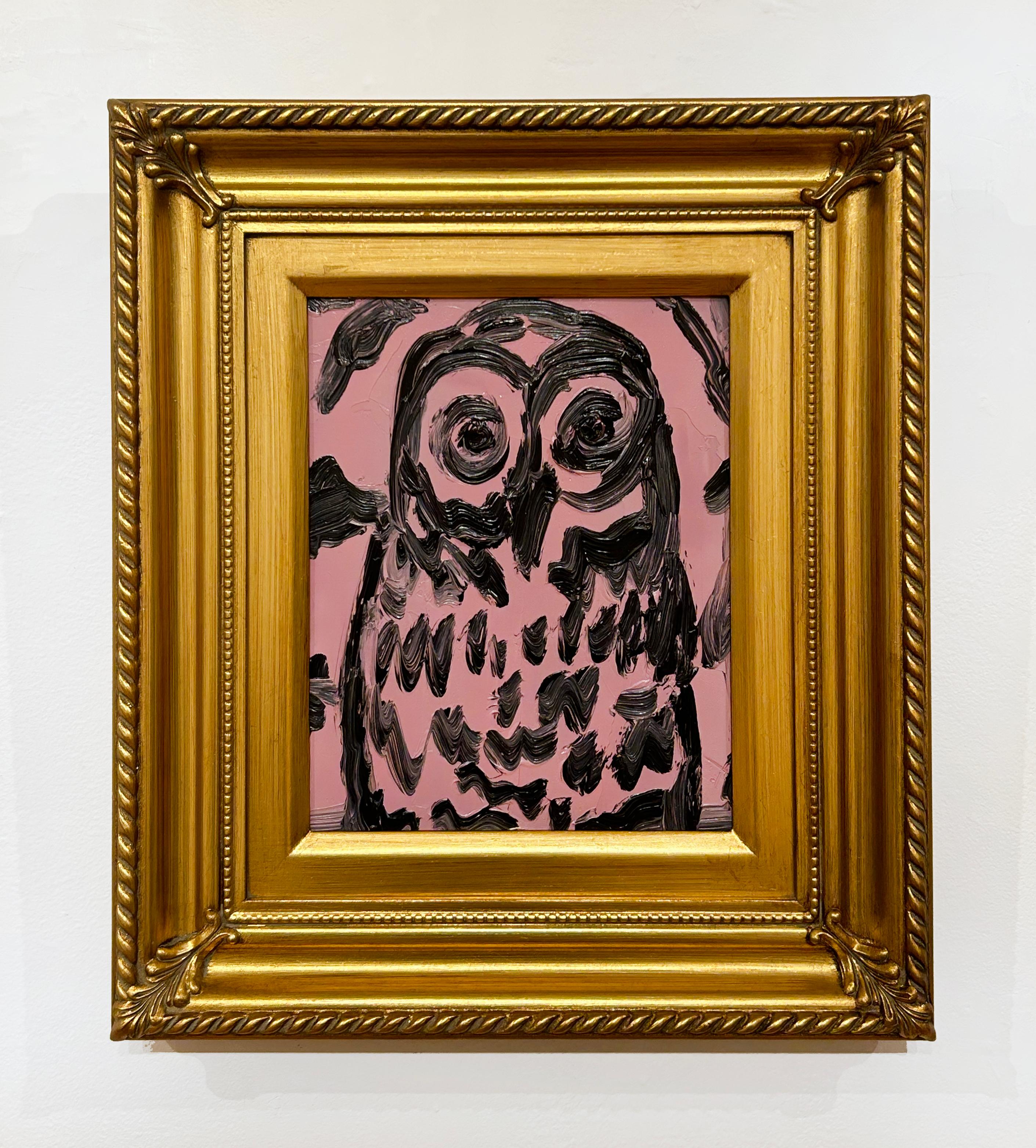 Eule Seattle – Painting von Hunt Slonem