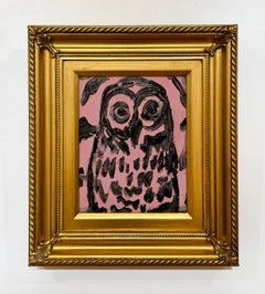 Hunt Slonem "Owl Seattle" Owl