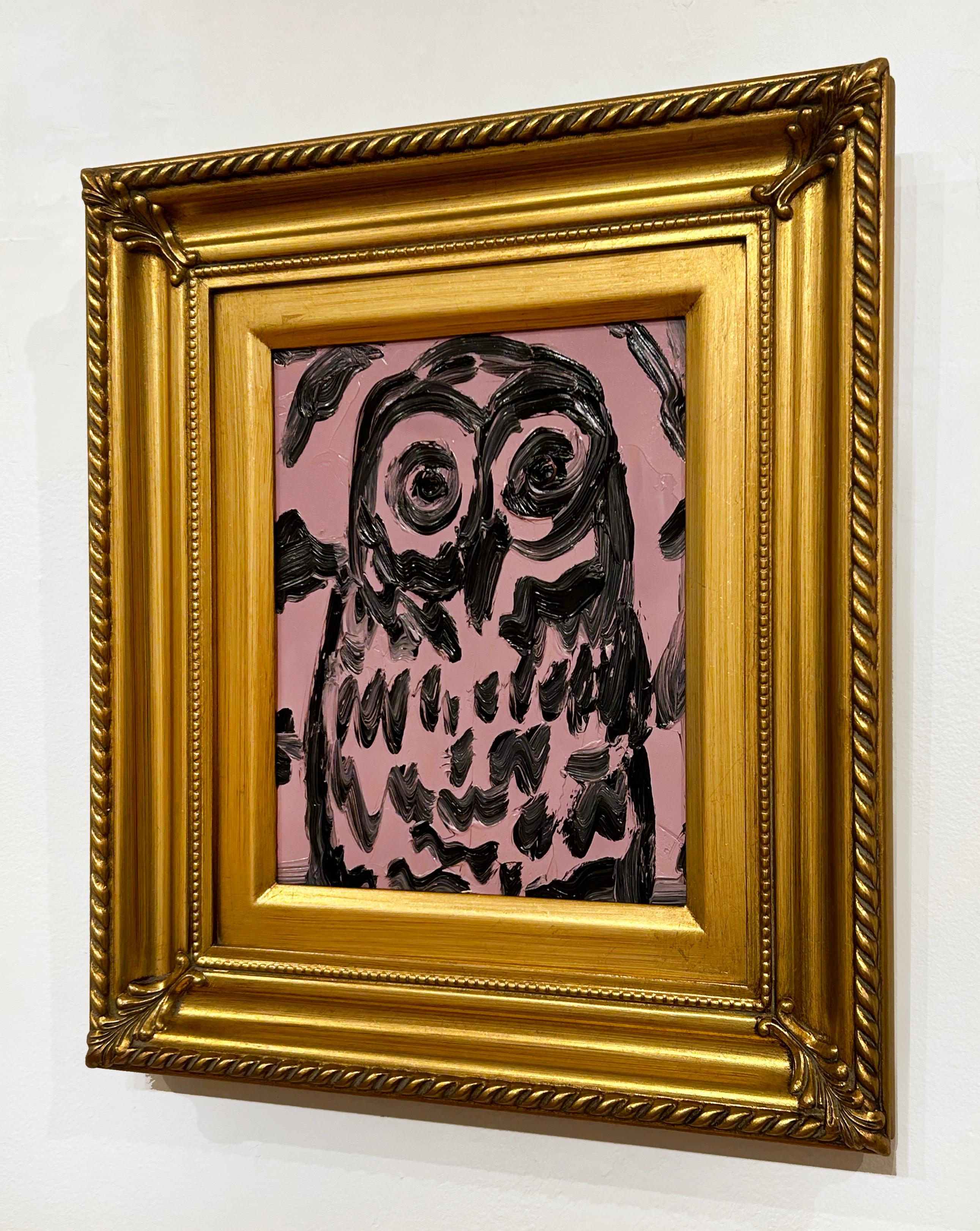 Eule Seattle (Zeitgenössisch), Painting, von Hunt Slonem