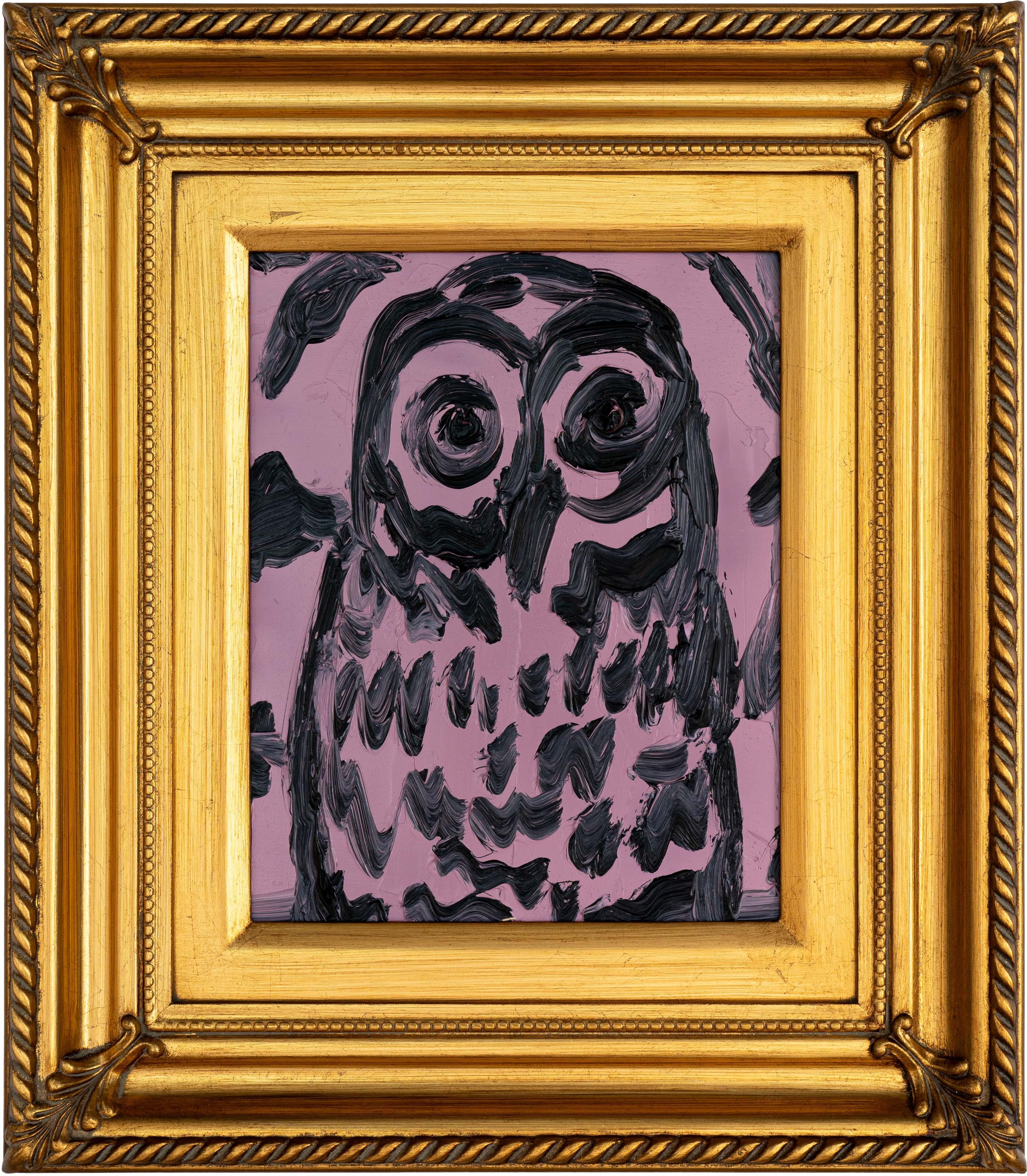 Hunt Slonem Animal Painting – Eule Seattle