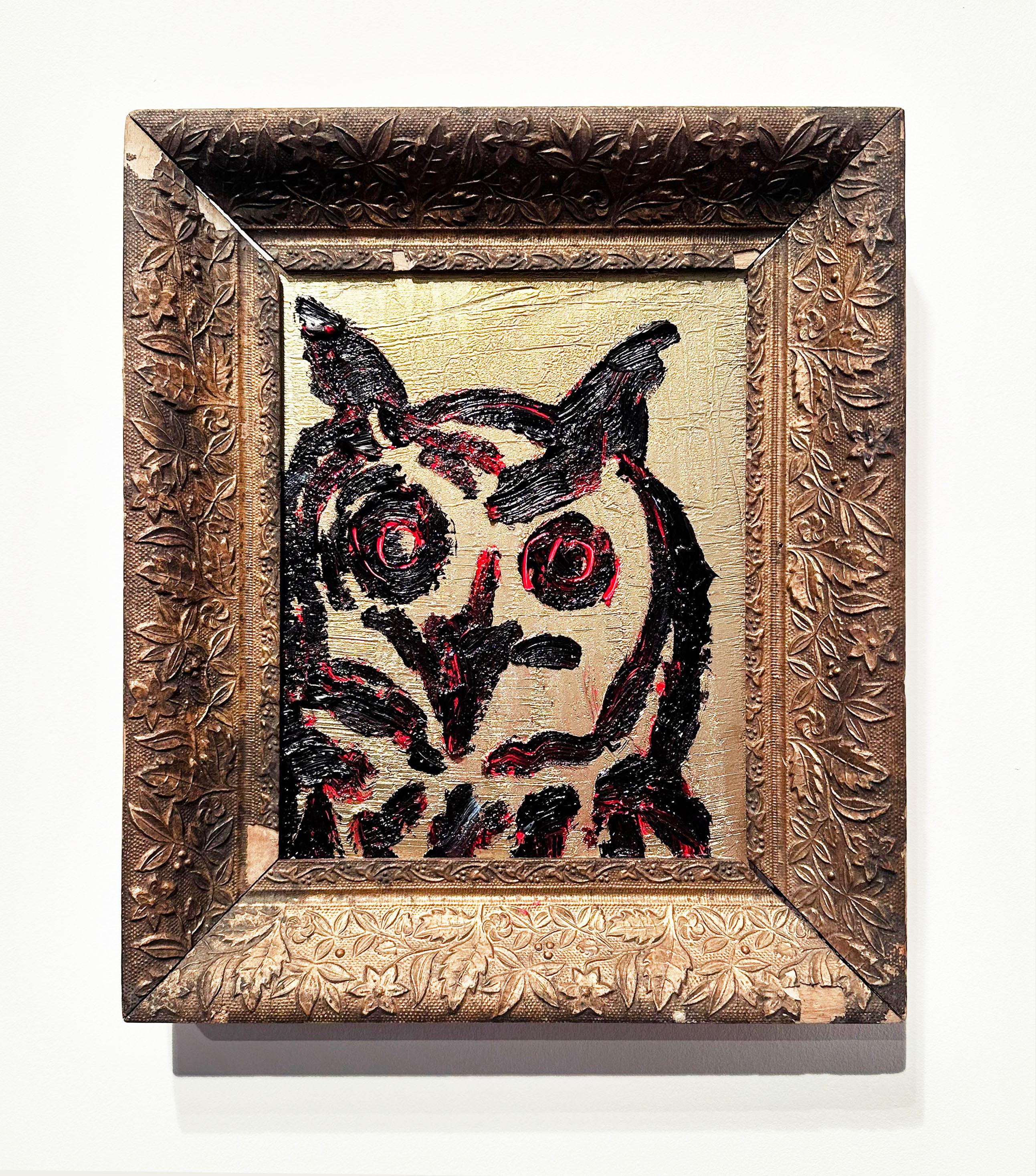Avvistamento di gufi - Painting di Hunt Slonem