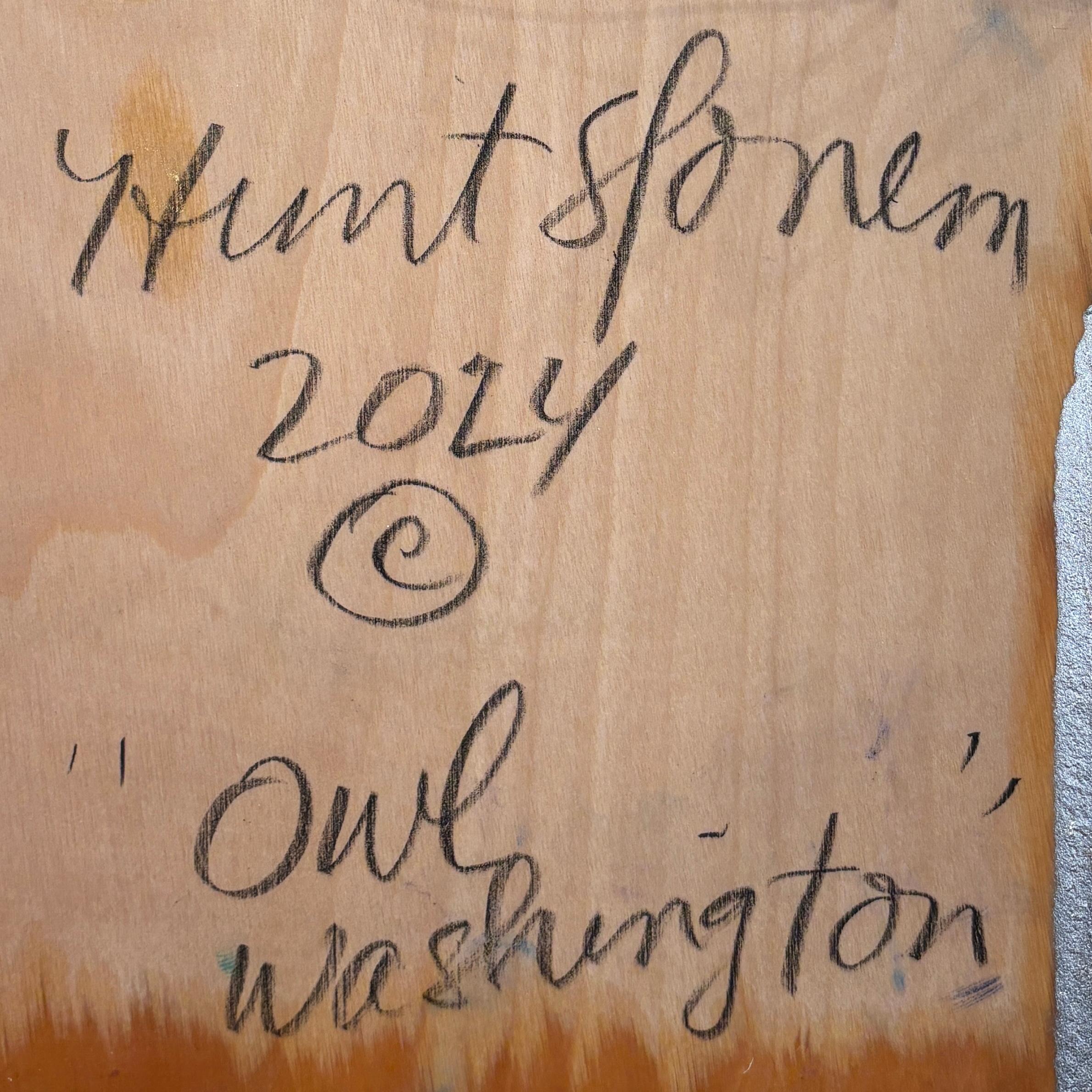 Quadro unico 'Gufo Washington 1