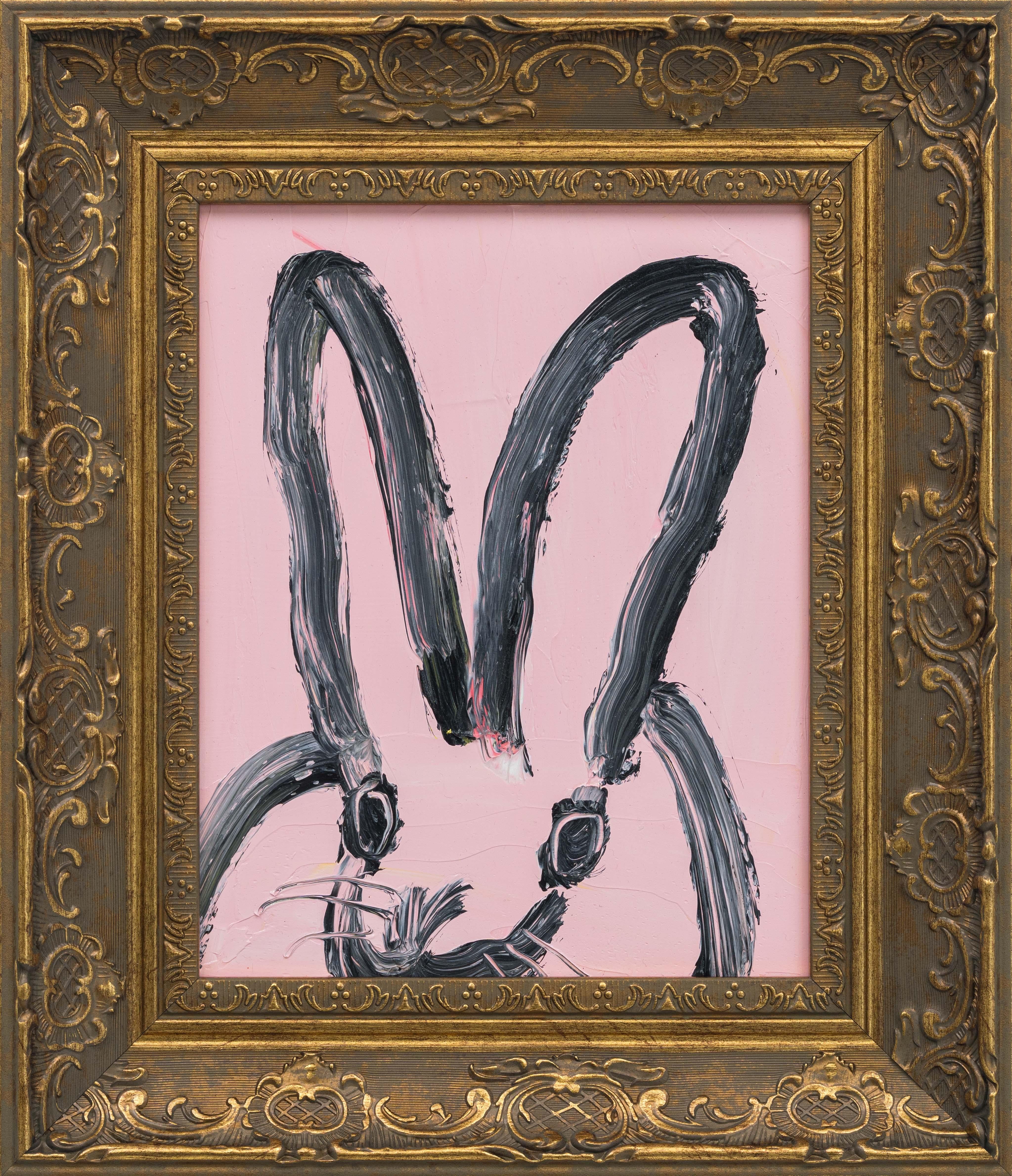 Animal Painting di Hunt Slonem - Rosa pallido