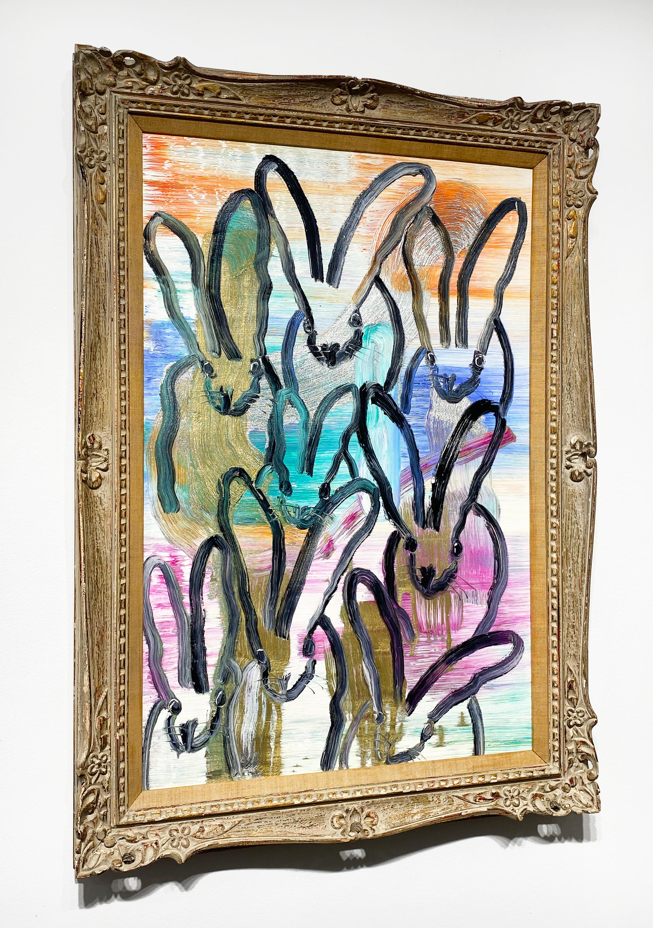 Pastel Chinensis - Contemporain Painting par Hunt Slonem
