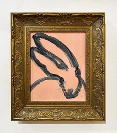 Hunt Slonem "Pfirsich Georgia" Hase