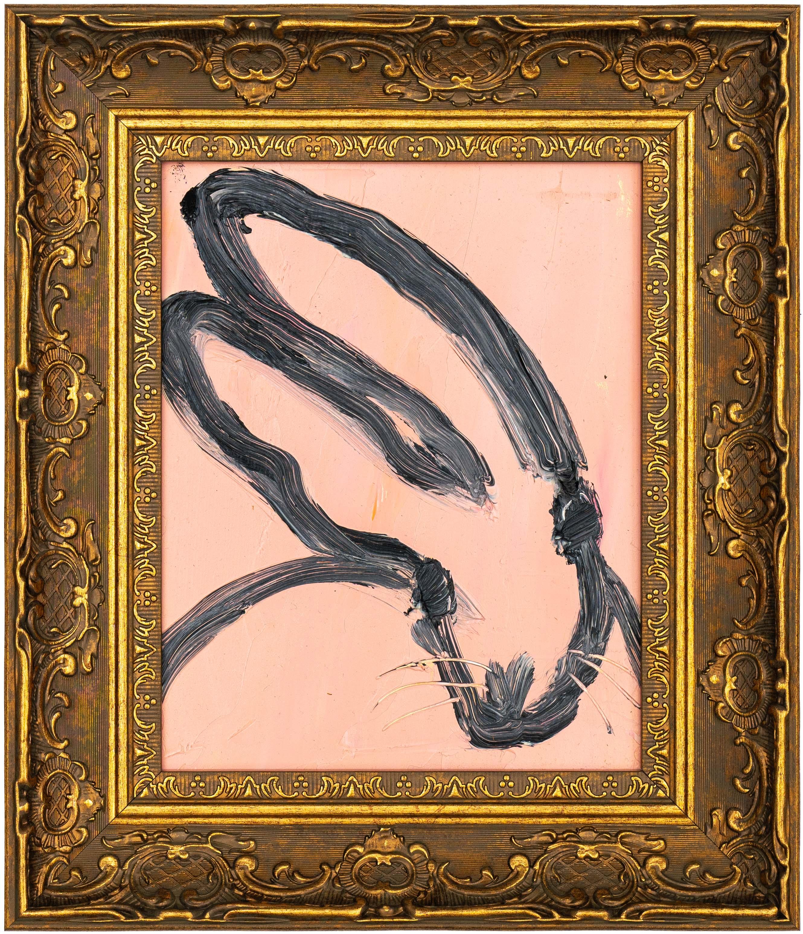 Artist:  Slonem, Hunt
Title:  Peach Georgia
Date:  2025
Medium:  Oil on wood
Unframed Dimensions:  10" x 8"
Framed Dimensions:  14.5" x 12.5"
Signature:  Signed by Artist on Verso
Edition:  Unique

Hunt Slonem is a veteran to one-man shows in global