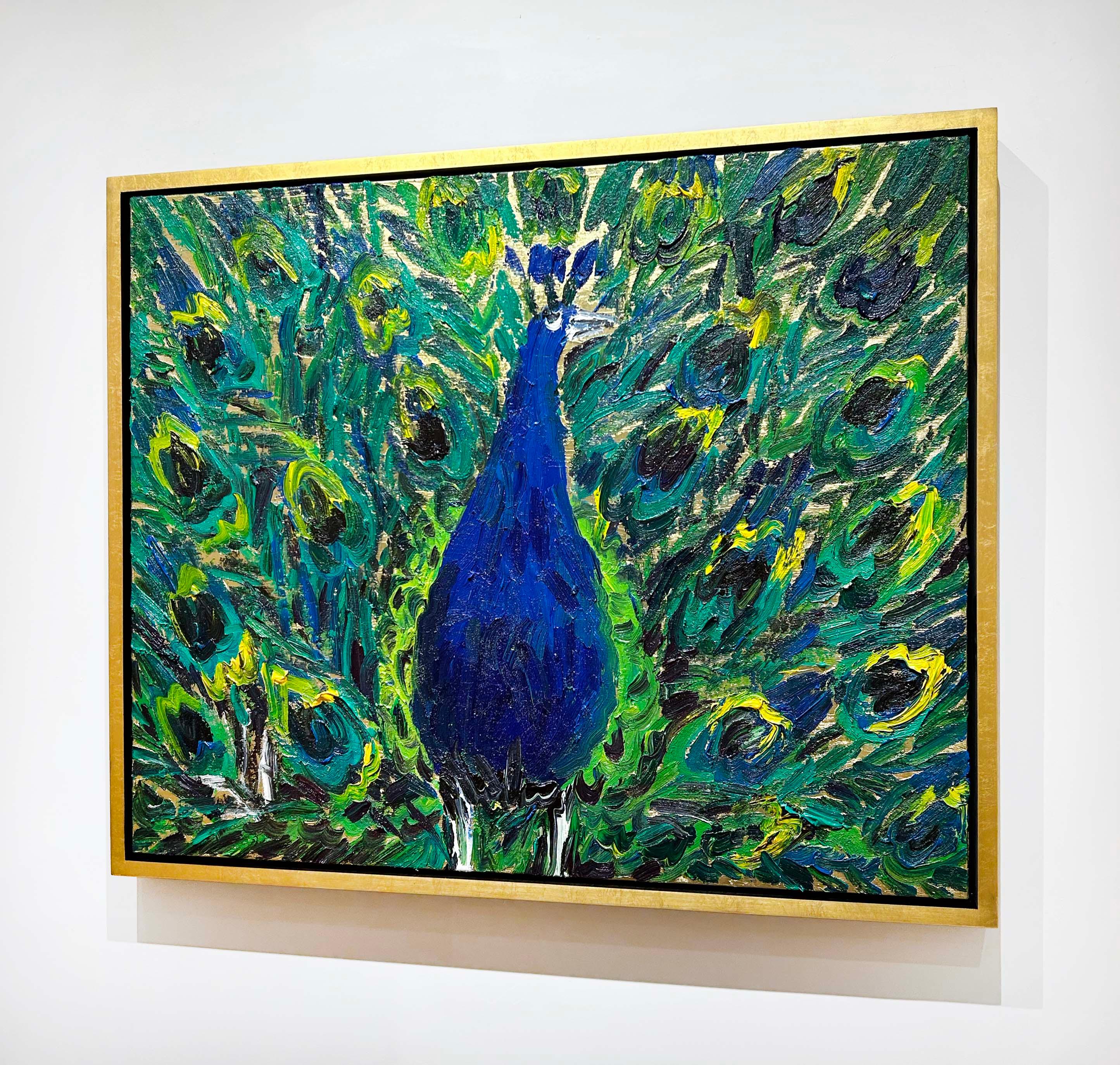 Artist:  Slonem, Hunt
Title:  Peacock Albania
Date:  2023
Medium:  Oil on Canvas
Unframed Dimensions:  30