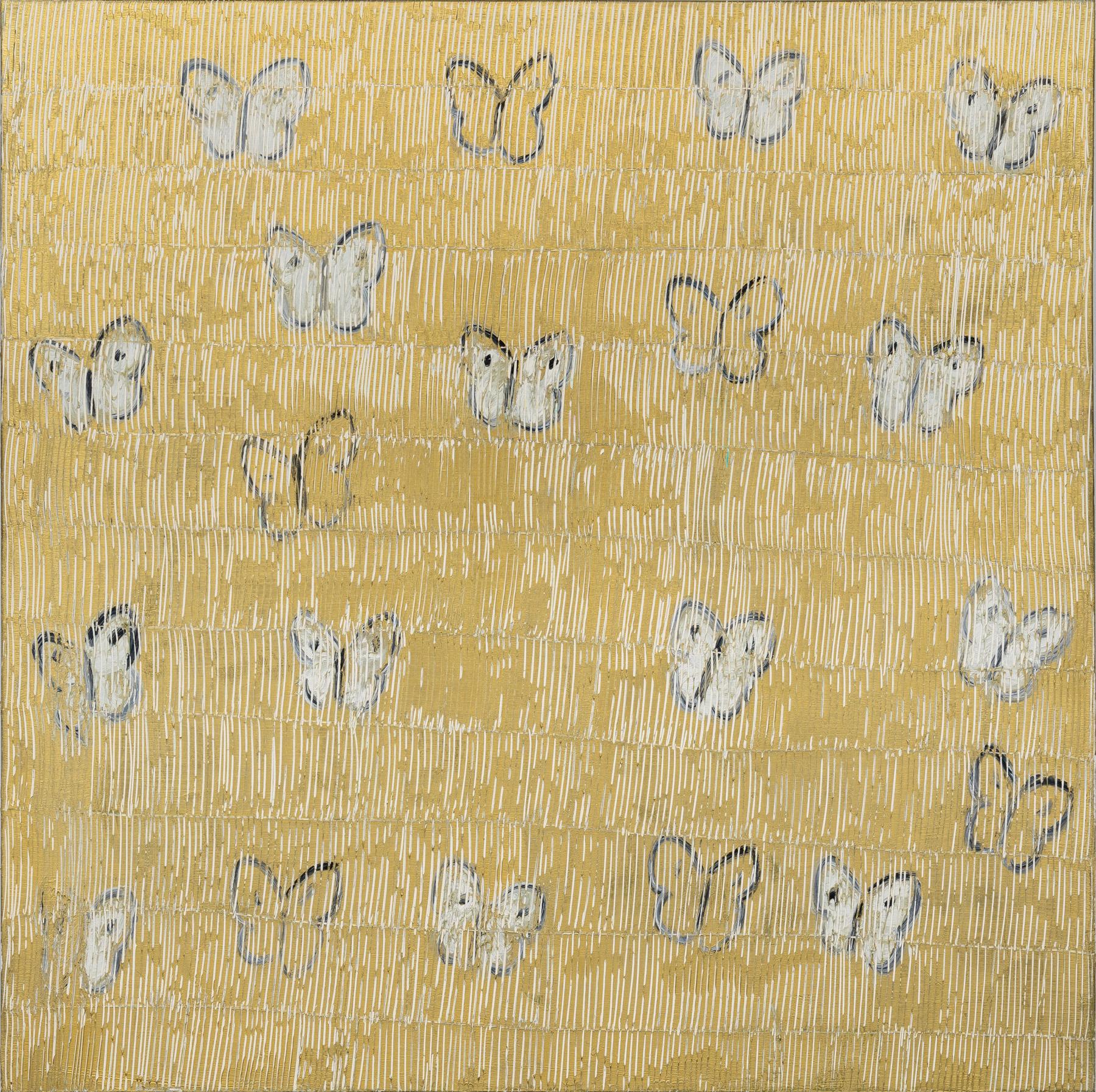 Ascensione rosa - Painting di Hunt Slonem