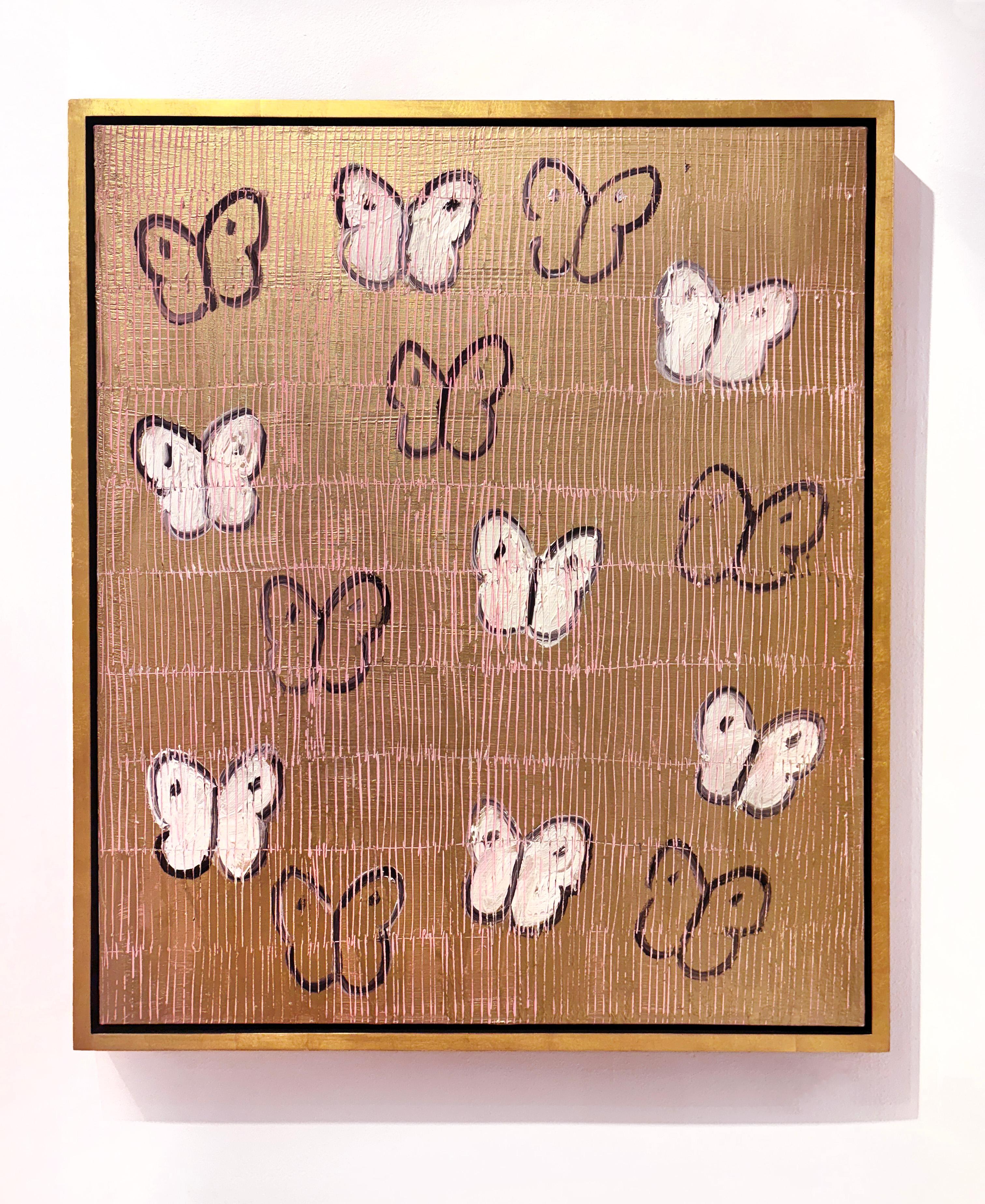 Rosa Himmelfahrt – Painting von Hunt Slonem