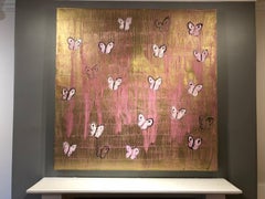 Pink & Gold Butterflies
