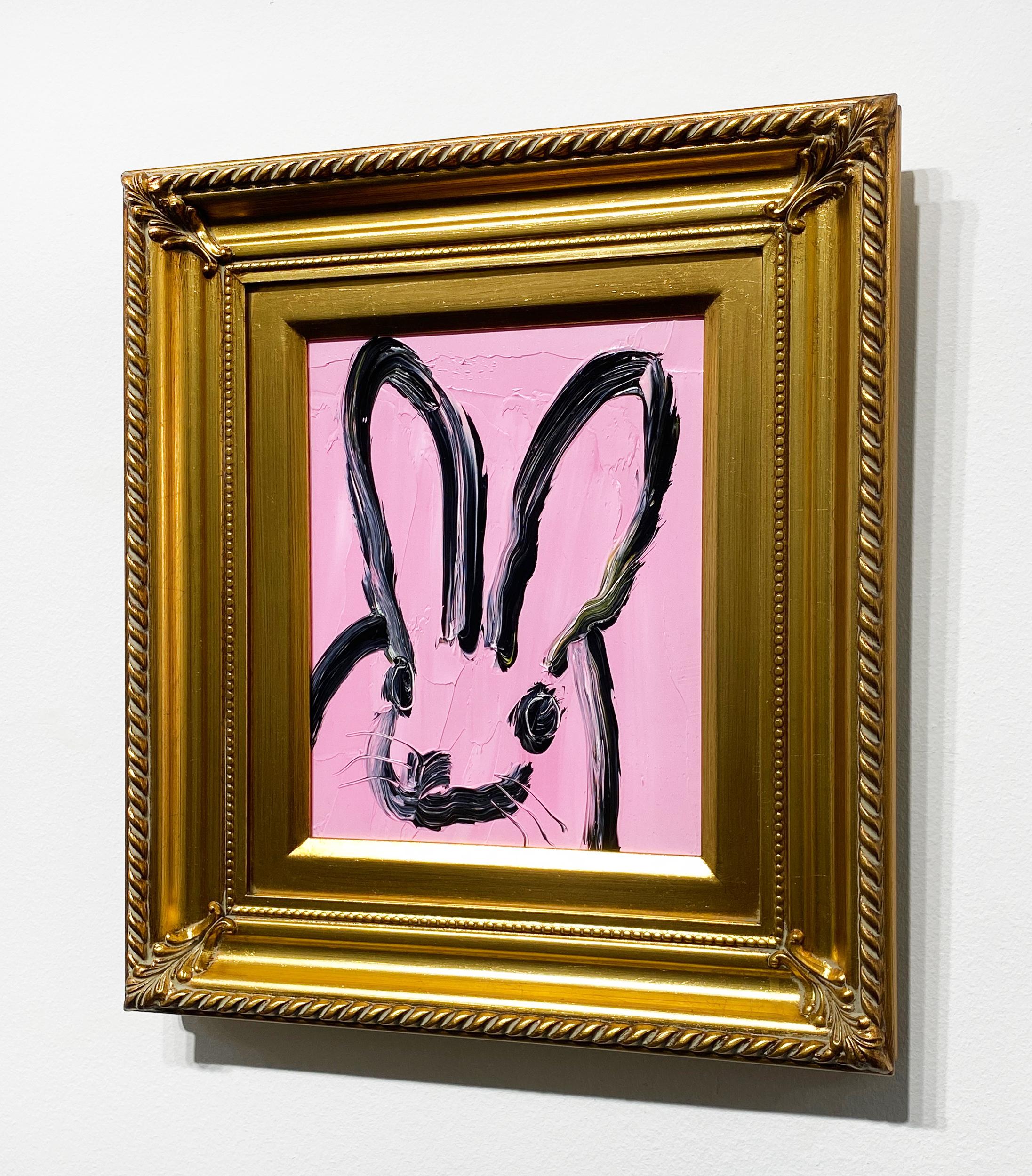 Artist:  Slonem, Hunt
Title:  Pink Link
Date:  2025
Medium:  Oil on wood
Unframed Dimensions:  10