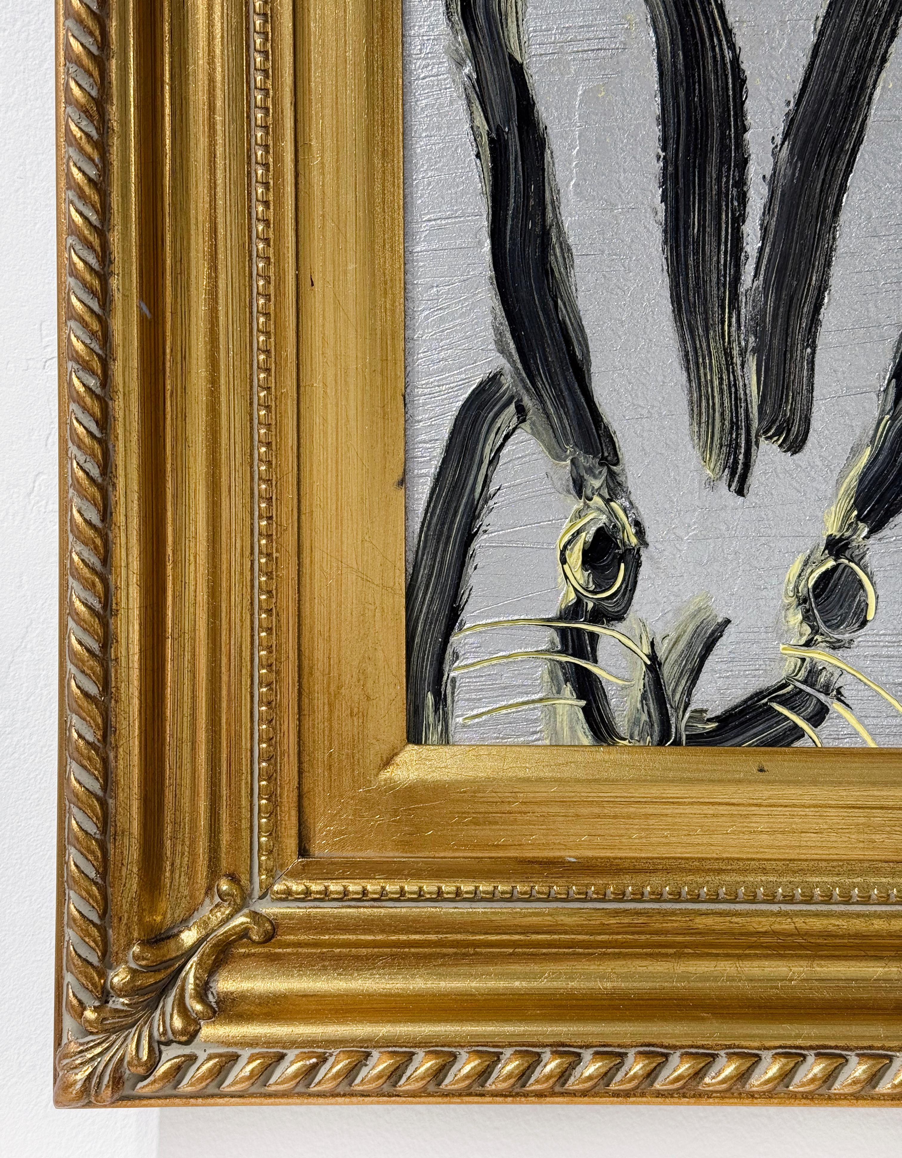 Artist:  Slonem, Hunt
Title: Plata
Date:  2023
Medium:  Oil on Panel
Unframed Dimensions:  10