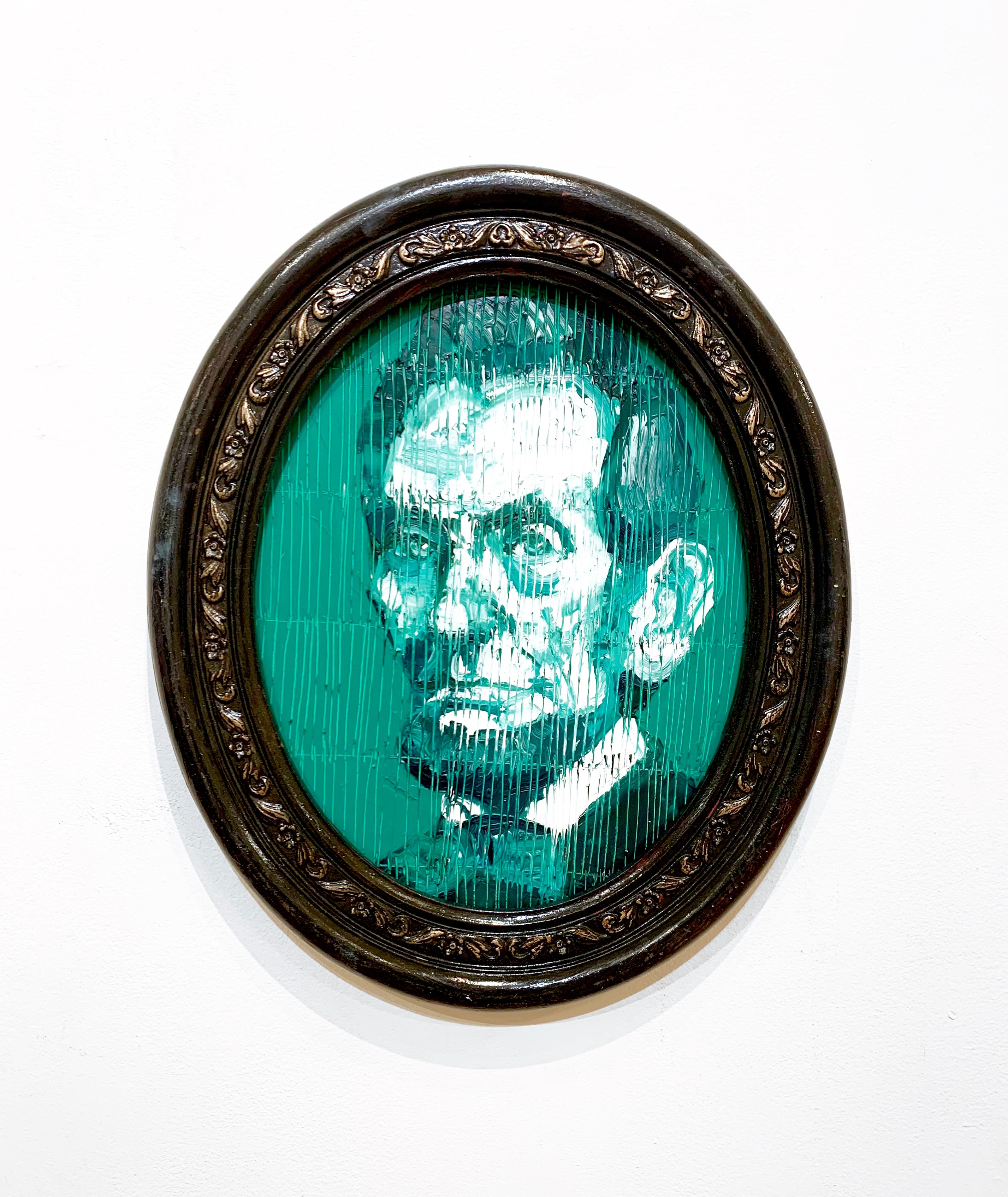 President Lincoln - Contemporary Painting by Hunt Slonem