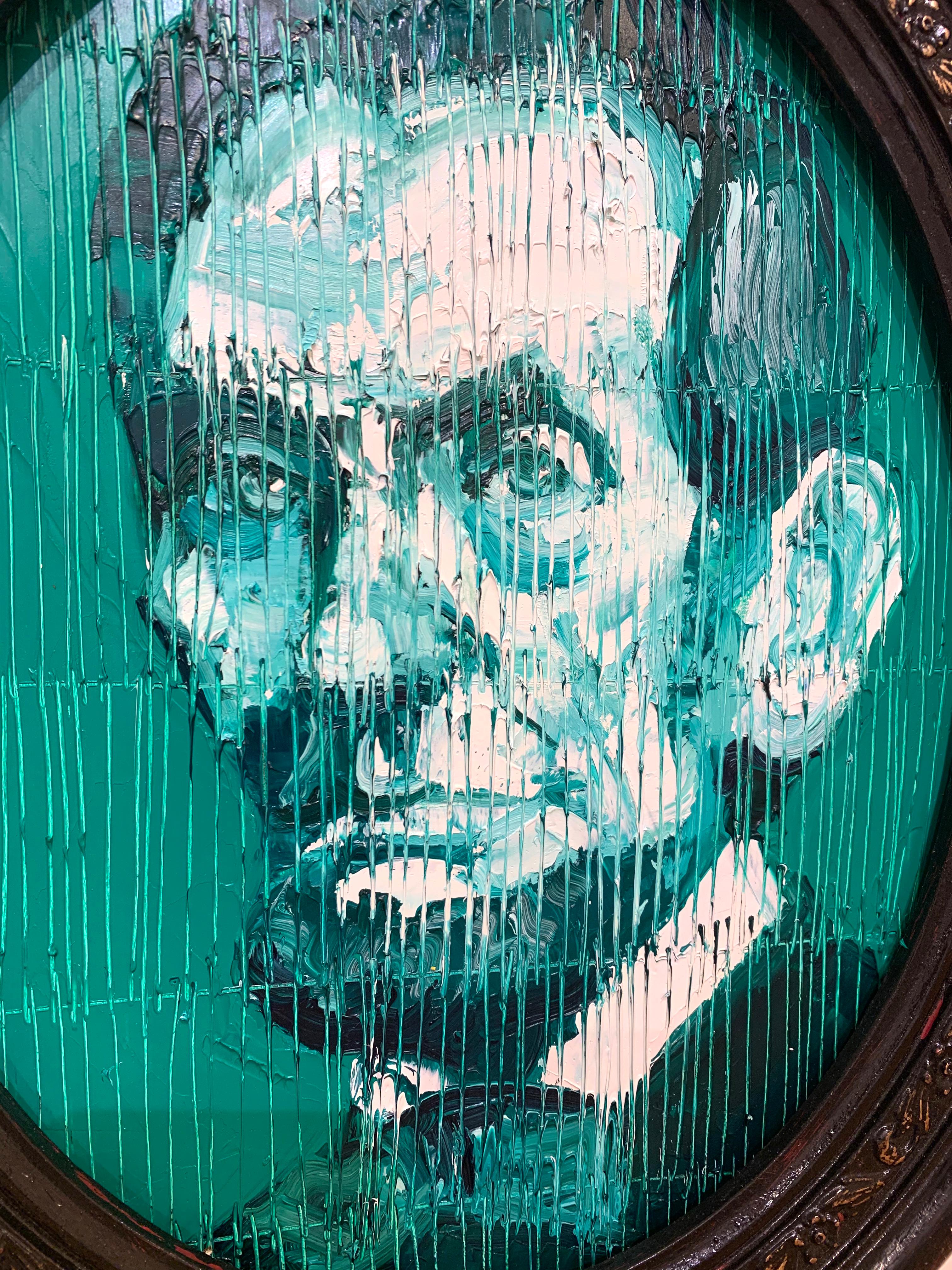 Artist:  Slonem, Hunt
Title:  President Lincoln
Date:  2020
Medium:  Oil on panel
Unframed Dimensions:  10 x 8