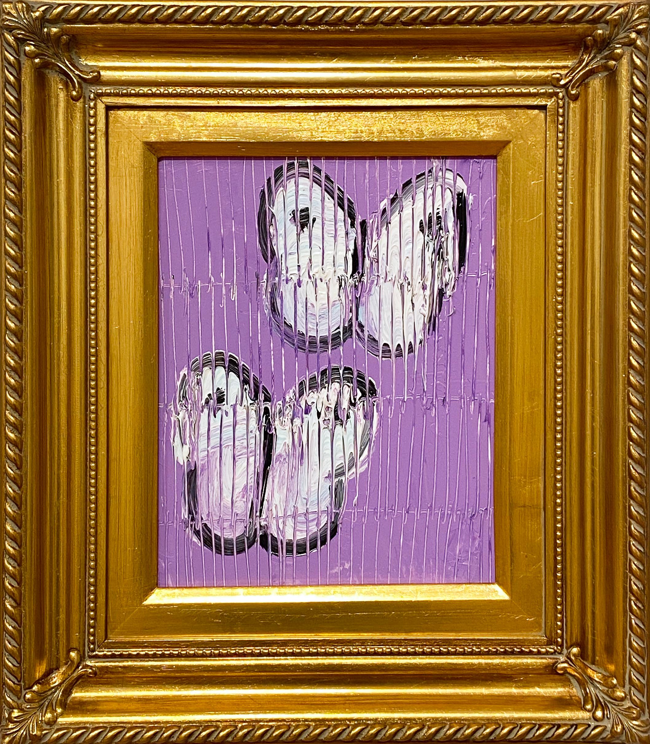 Purple Arrival - Painting by Hunt Slonem