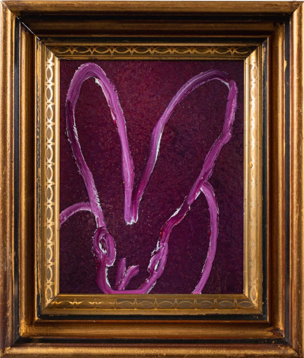 Hunt Slonem Animal Painting – Lila Diamant