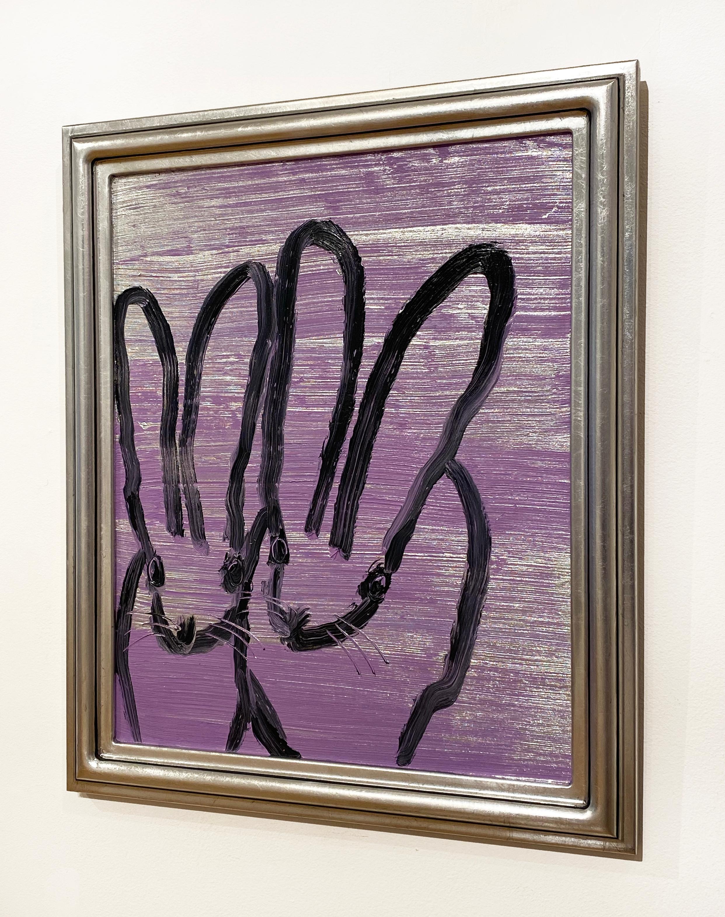Purple Maze - Contemporary Painting by Hunt Slonem