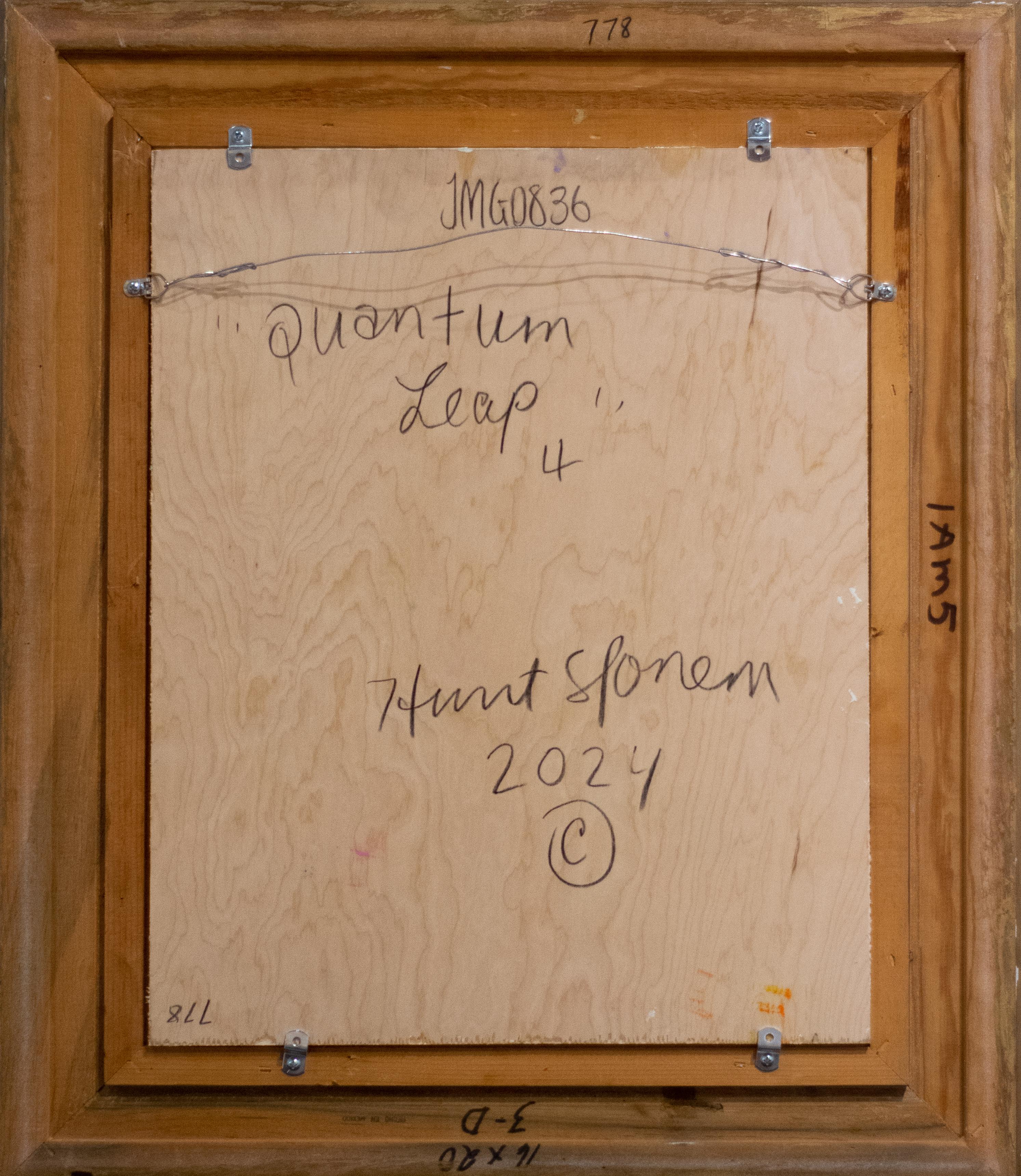 Quantum Leap 4 - Contemporary Painting by Hunt Slonem