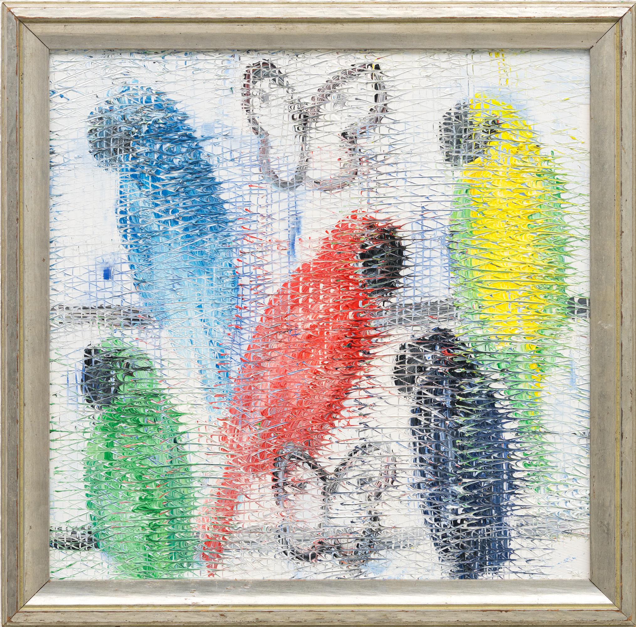 Hunt Slonem Animal Painting - Queen of Bavaria Picul Oil Painting, Framed, Contemporary, 2010-