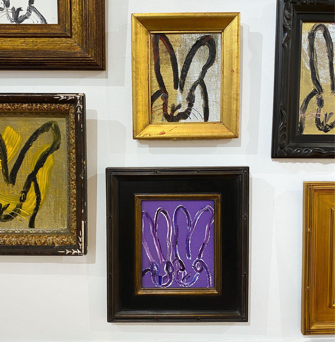Artist:  Slonem, Hunt
Title:  Ralston
Series:  Bunnies
Date:  2021
Medium:  Oil, Acrylic and Diamond Dust on wood
Unframed Dimensions:  10