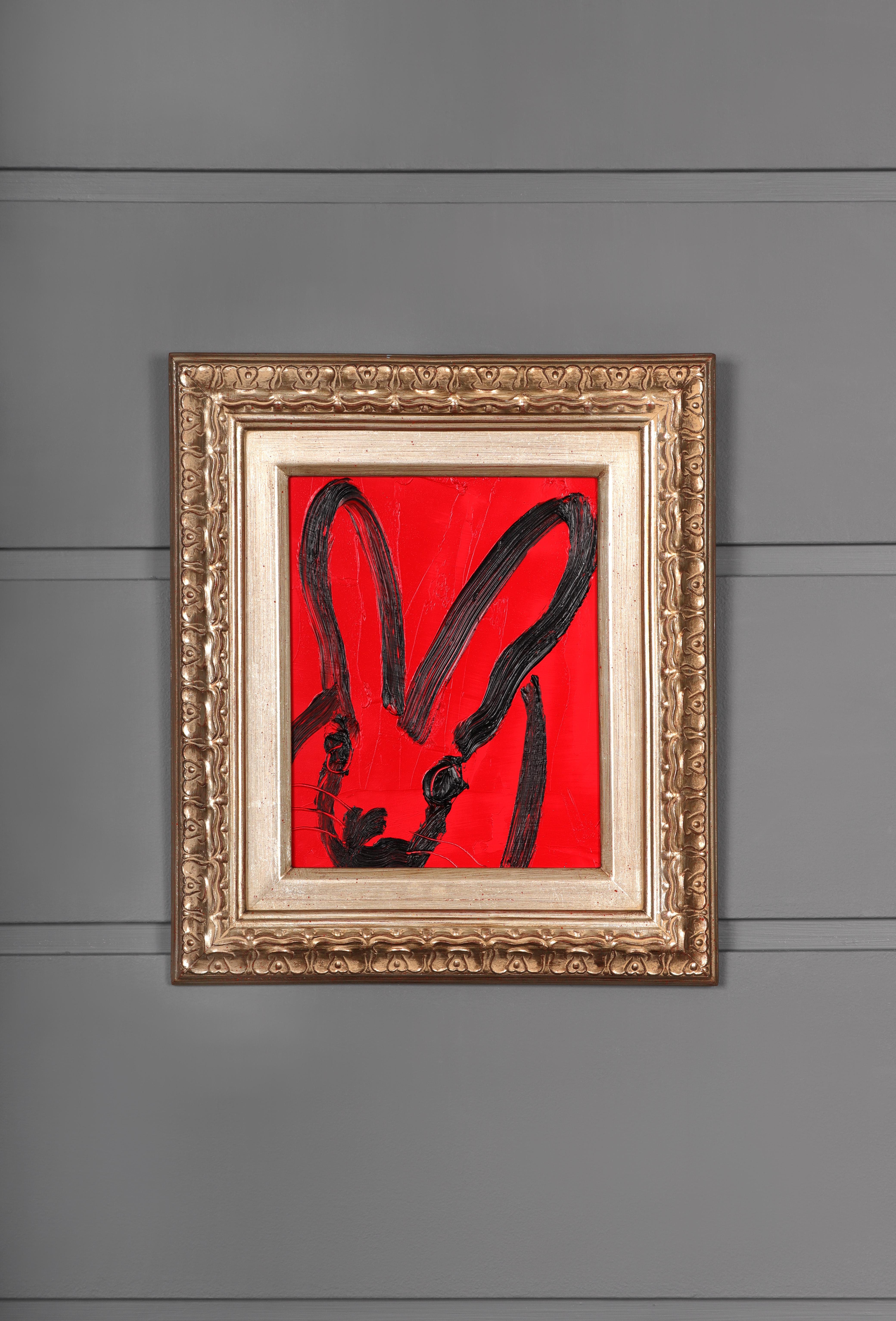Quadro unico 'Coniglietto rosso 1