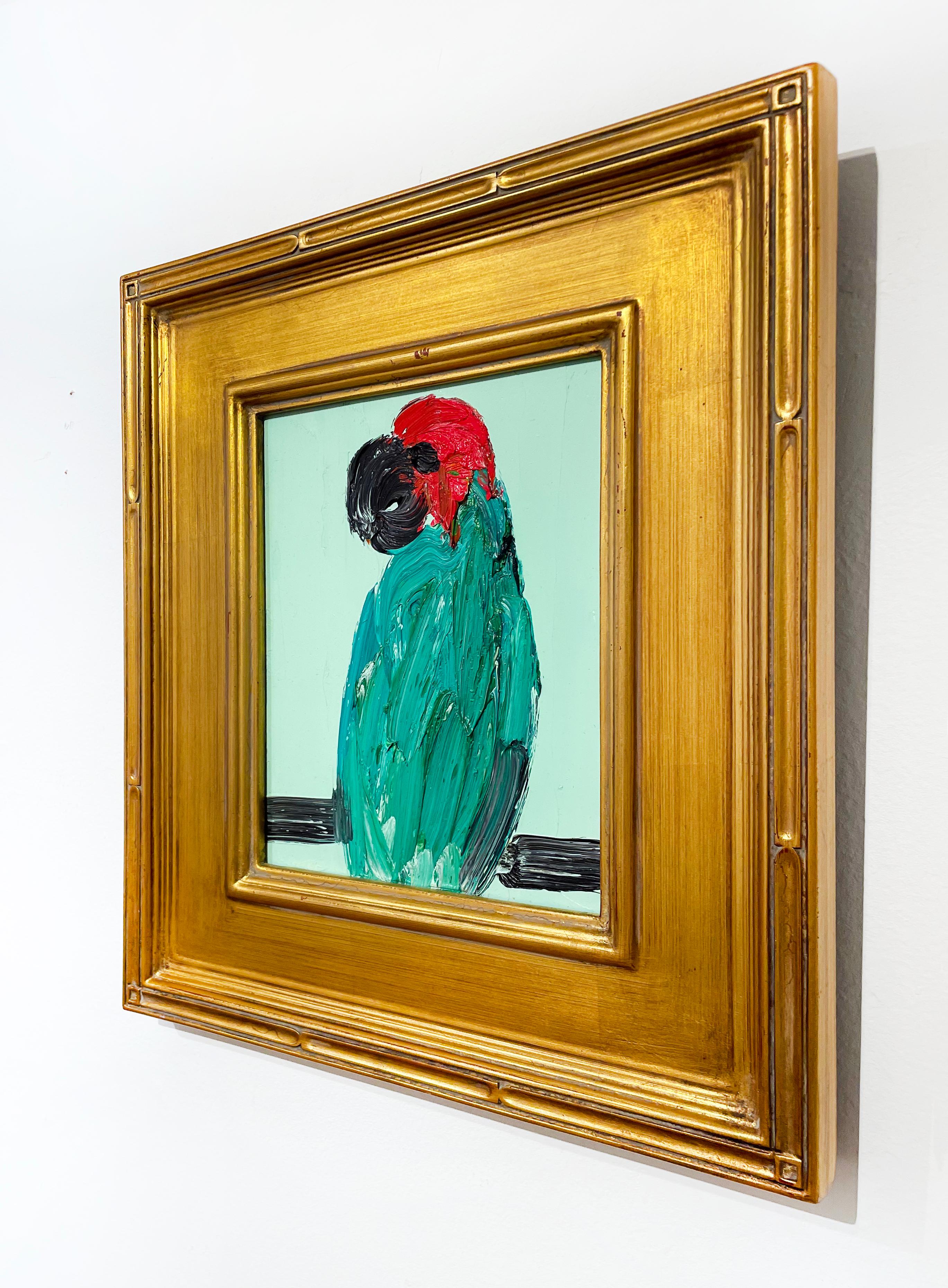 Rojo - Animal Painting Marrón de Hunt Slonem