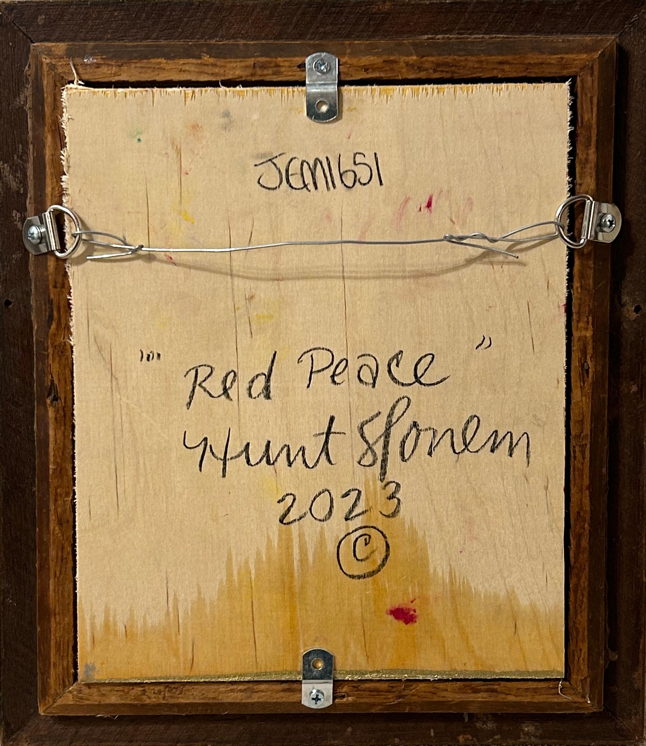 Artista:  Slonem, Hunt
Título Paz Roja
Date:  2023
Medio:  Óleo sobre Madera
Sin enmarcar Dimensiones:  10