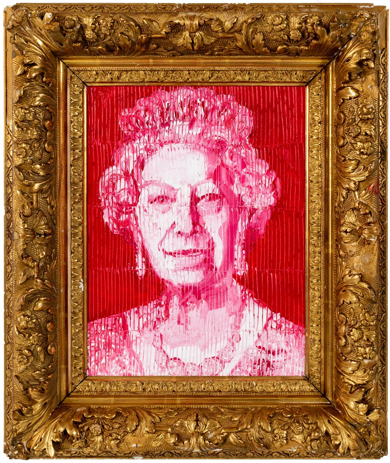 Red Queen - Painting by Hunt Slonem