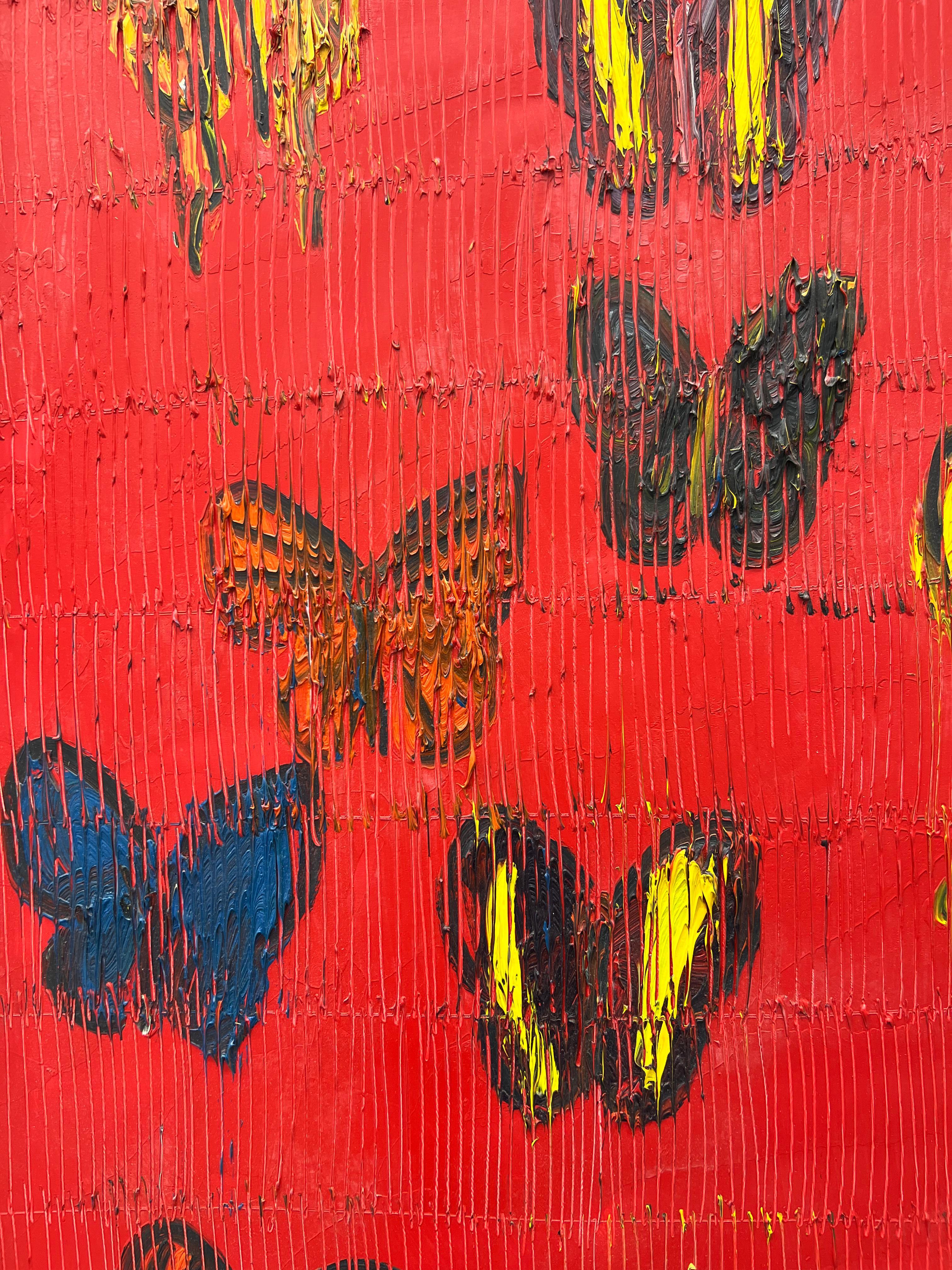 Rover Rojo - Painting de Hunt Slonem