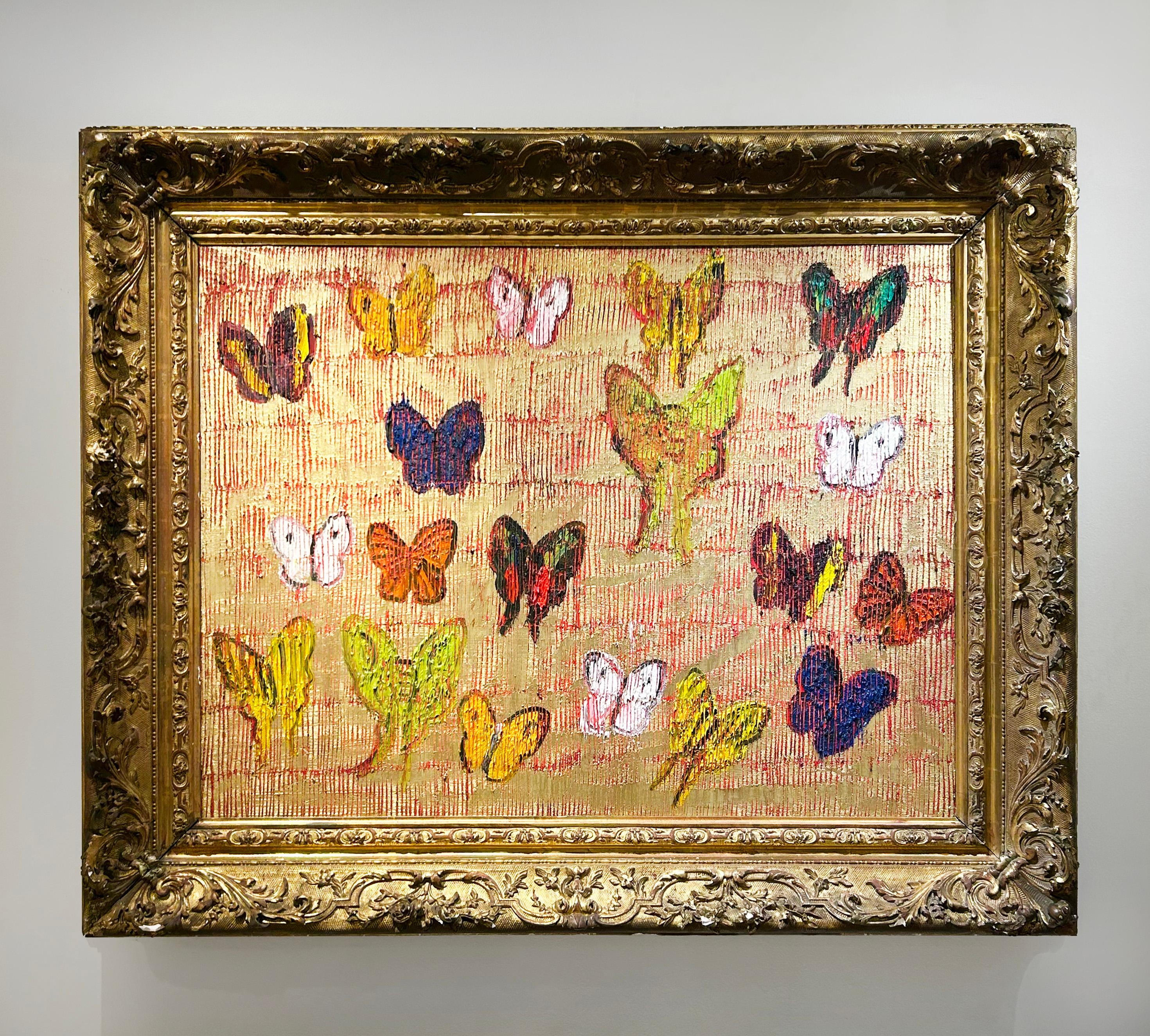 Hunt Slonem, Red Sea Weds, Butterflies For Sale 1