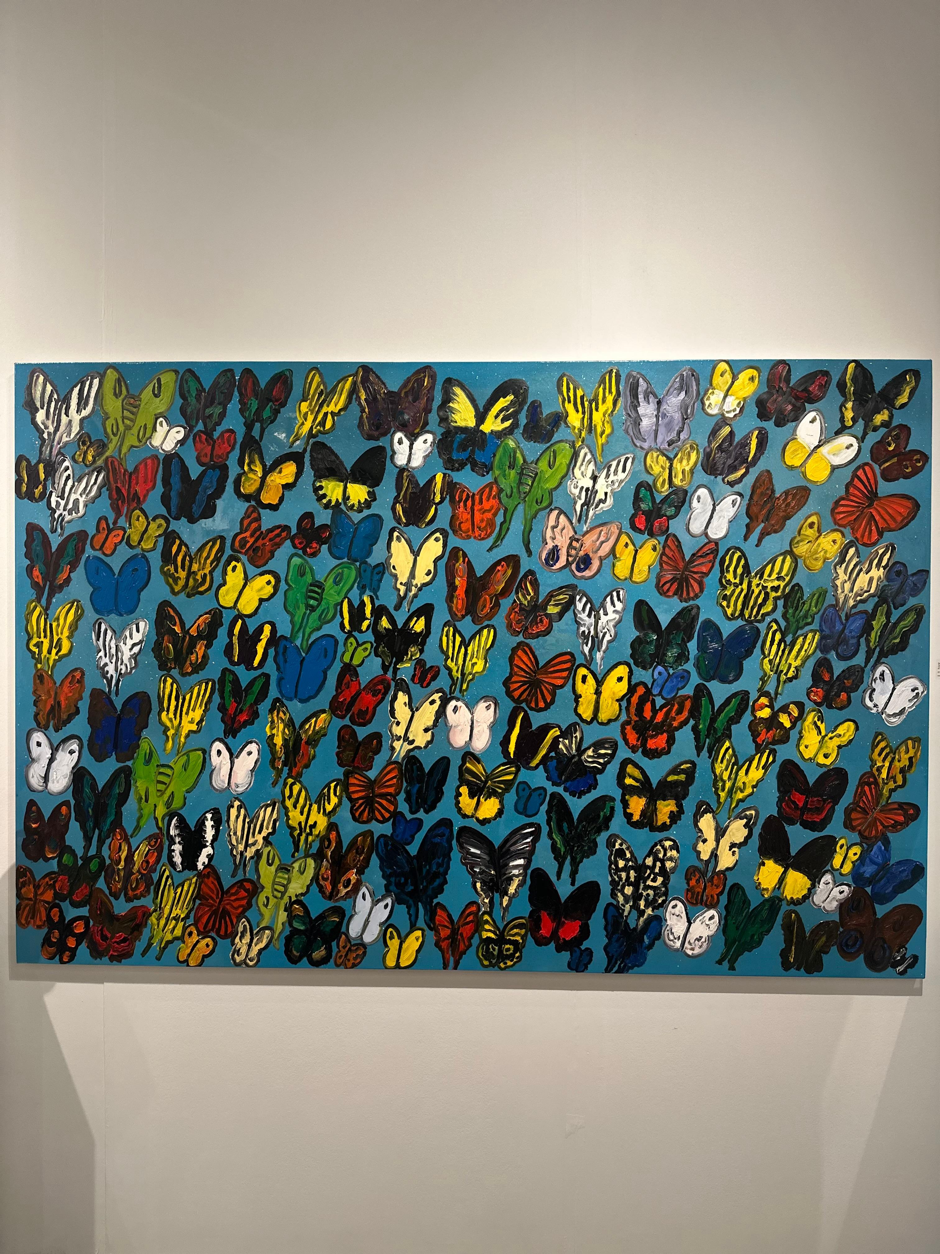 Kunstharz-Flug (Moderne), Painting, von Hunt Slonem