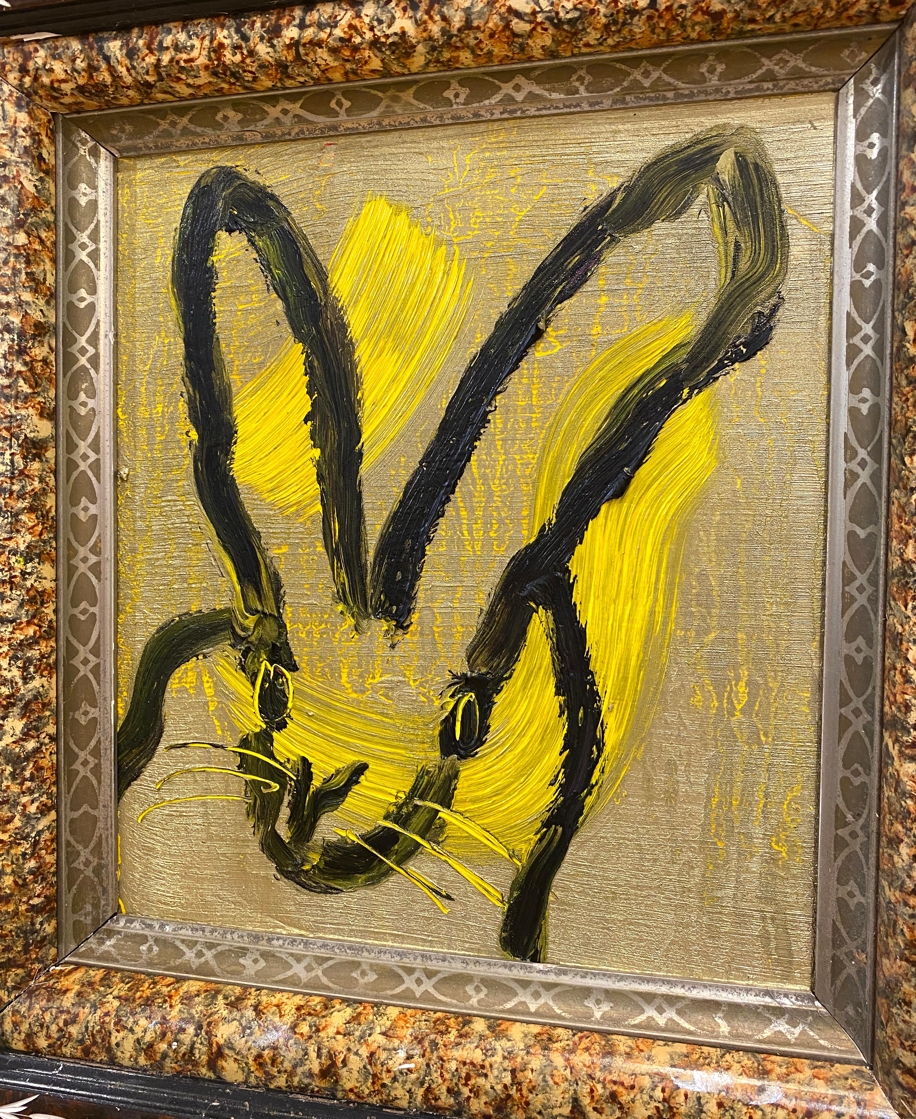 Artist:  Slonem, Hunt
Title:  Roderick
Series:  Bunnies
Date:  2021
Medium:  Oil on panel
Unframed Dimensions:  12