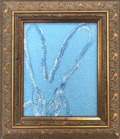 "Saphire" (Diamond Dust Bunny on Light Blue)