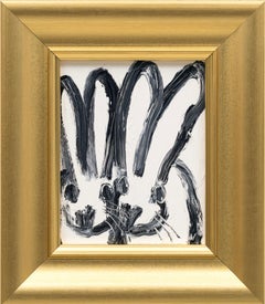 Sharon &Richard, Oil on Wood, Painting, Signed, 10x8 in, framed