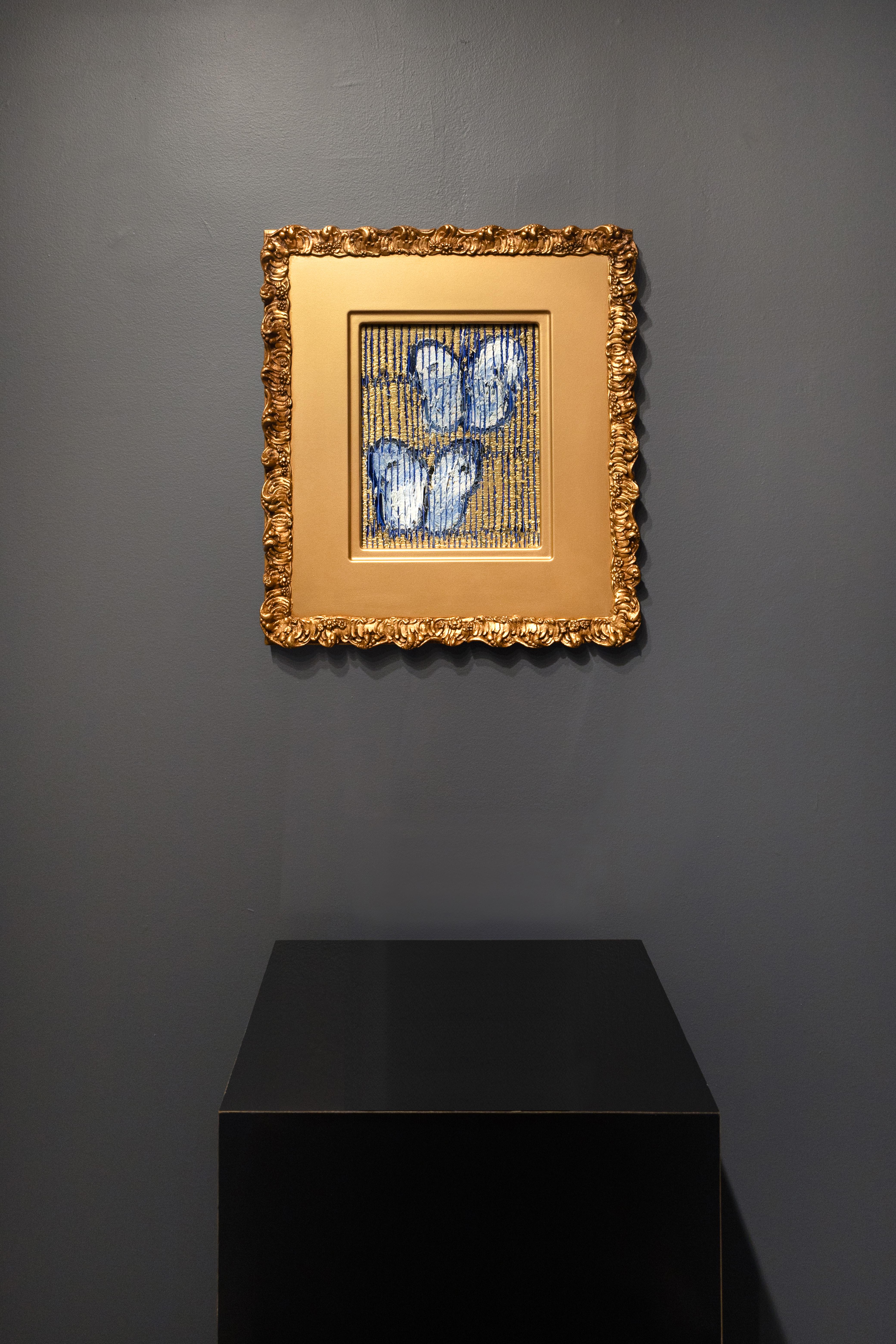 Pittura unica 'Shimmer 4 - Painting di Hunt Slonem