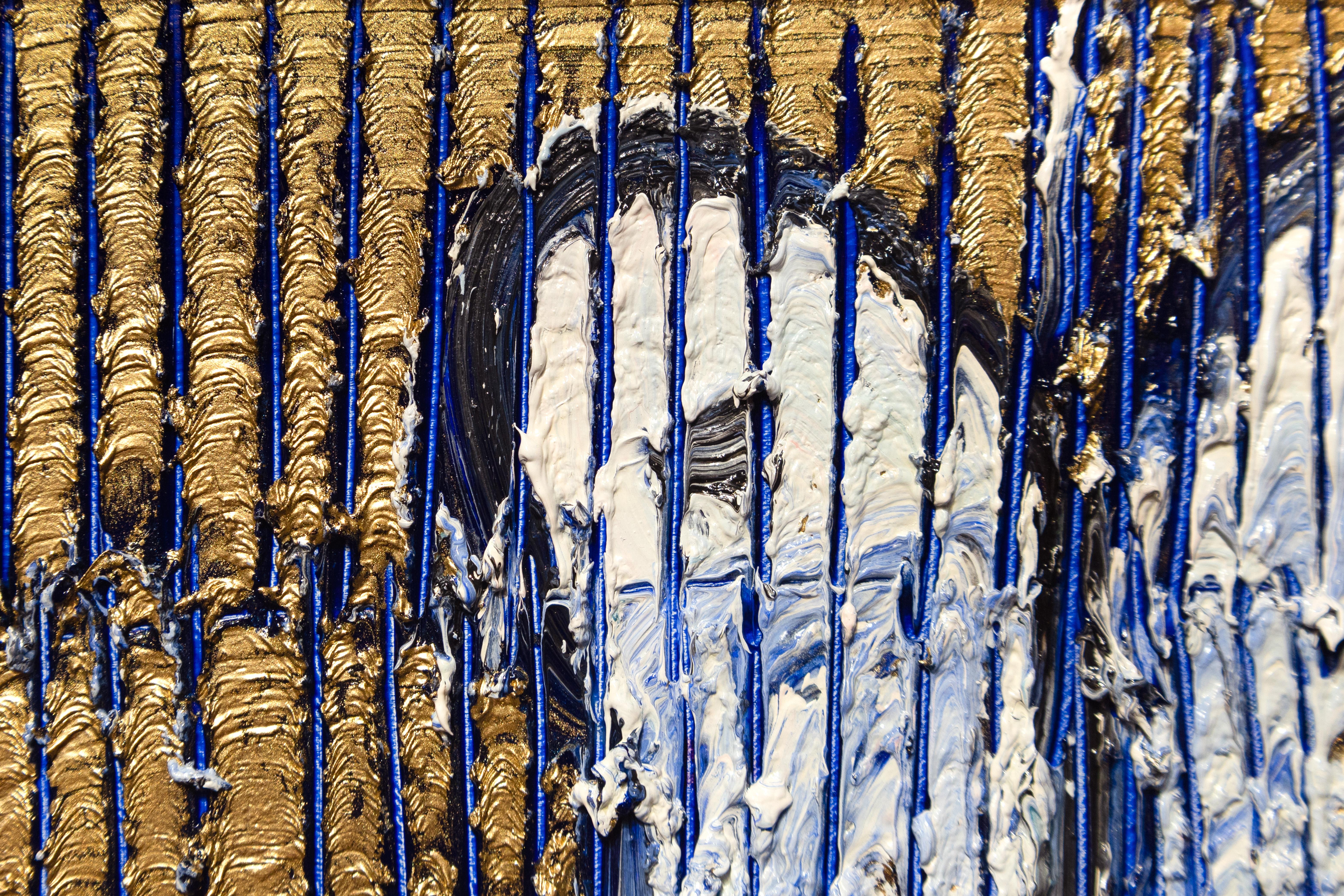 Pittura unica 'Shimmer 4 - Painting Neoespressionismo di Hunt Slonem