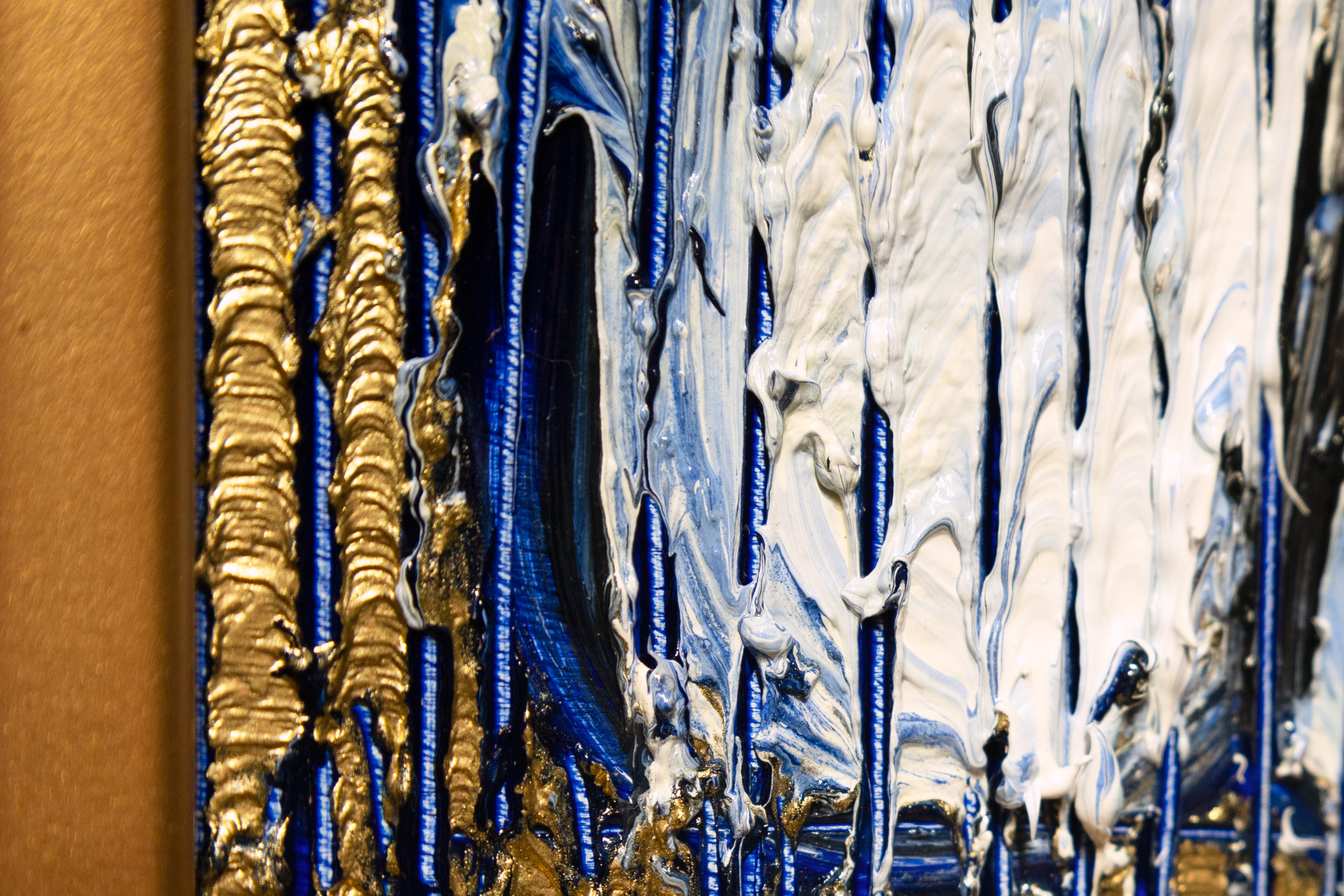 Pittura unica 'Shimmer 4 - Animal Painting Marrone di Hunt Slonem