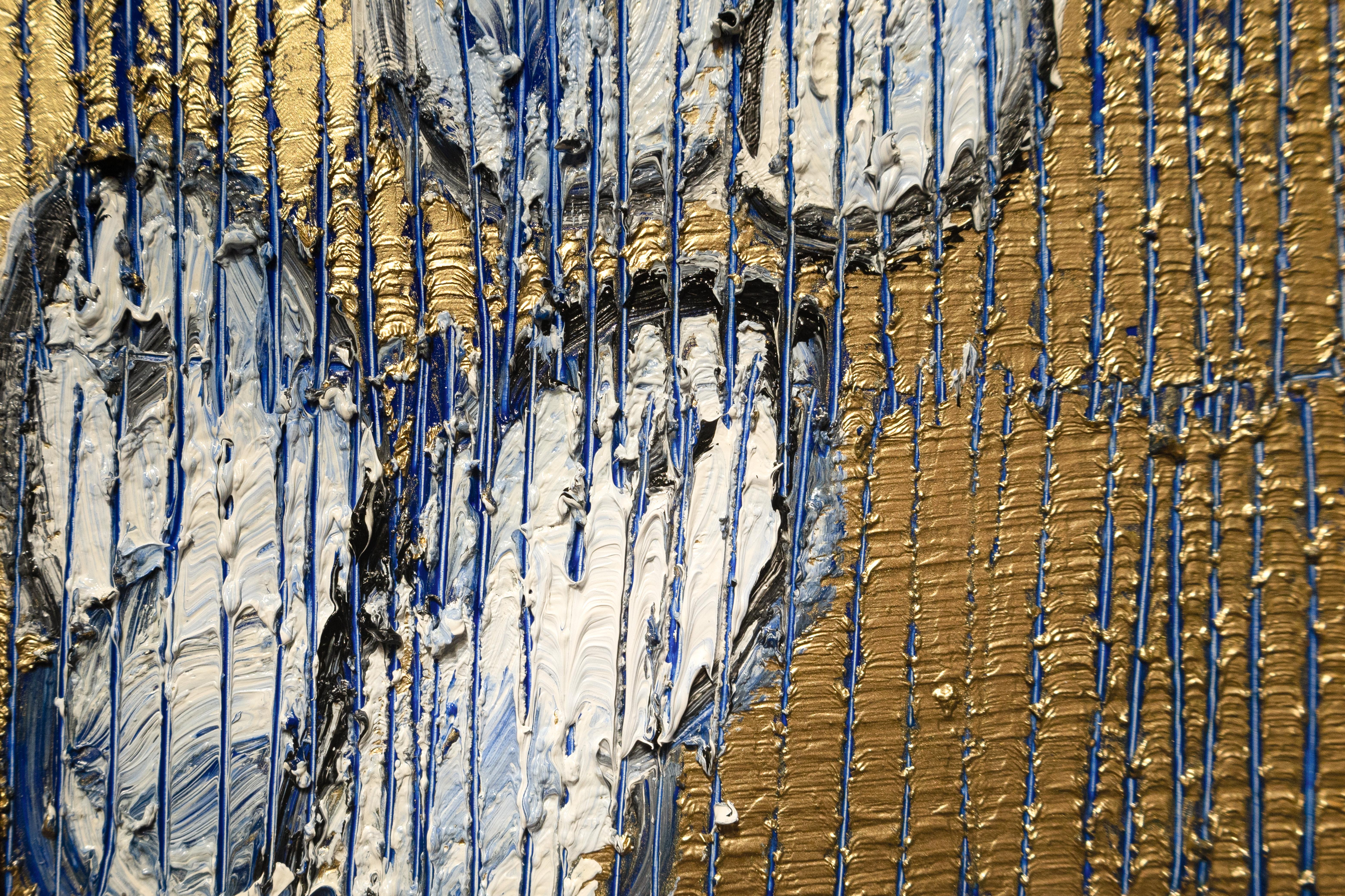 Einzigartiges Gemälde „Shimmer III“ (Neue Wilde), Painting, von Hunt Slonem