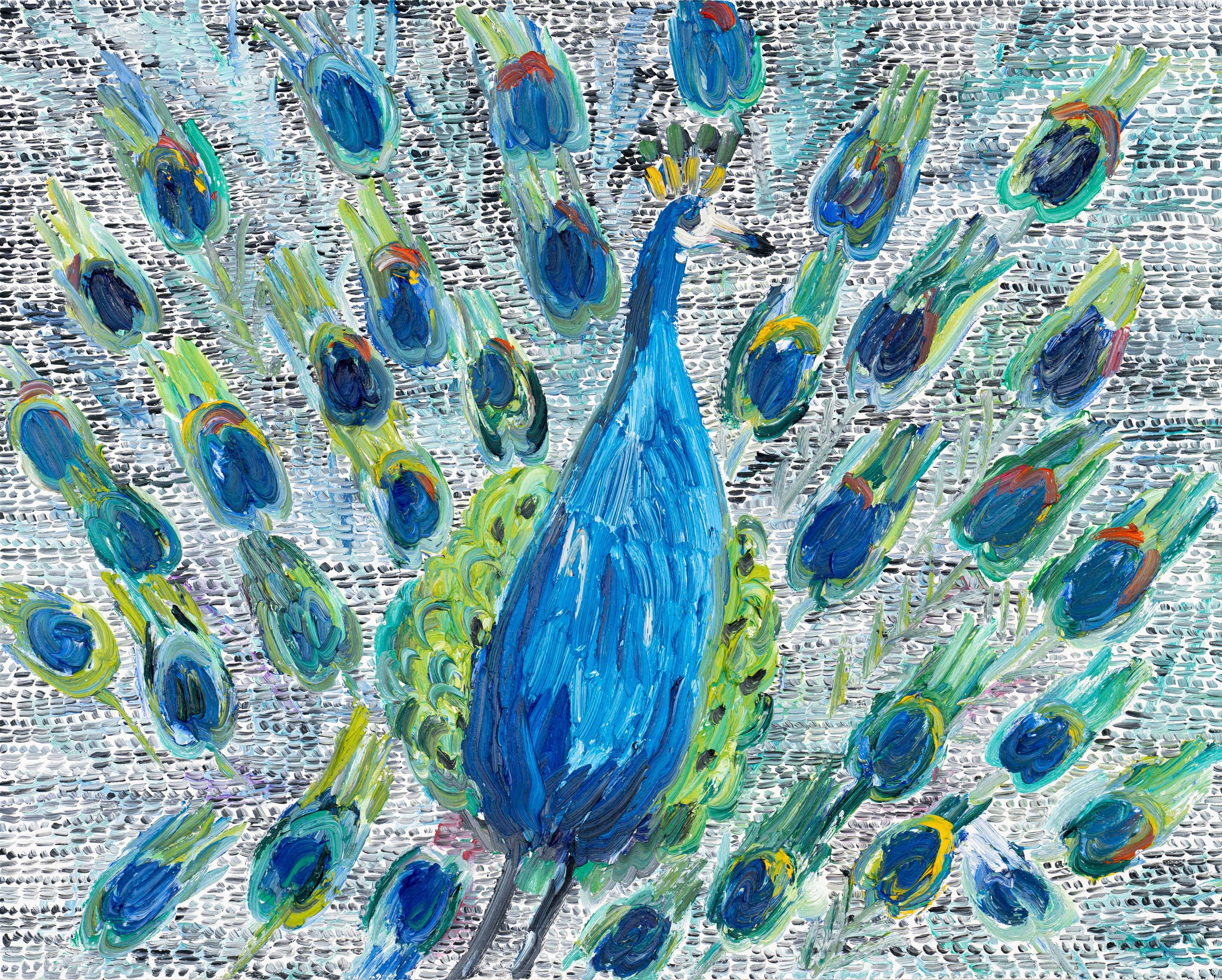 Hunt Slonem "Shiva (Albania)" Bird